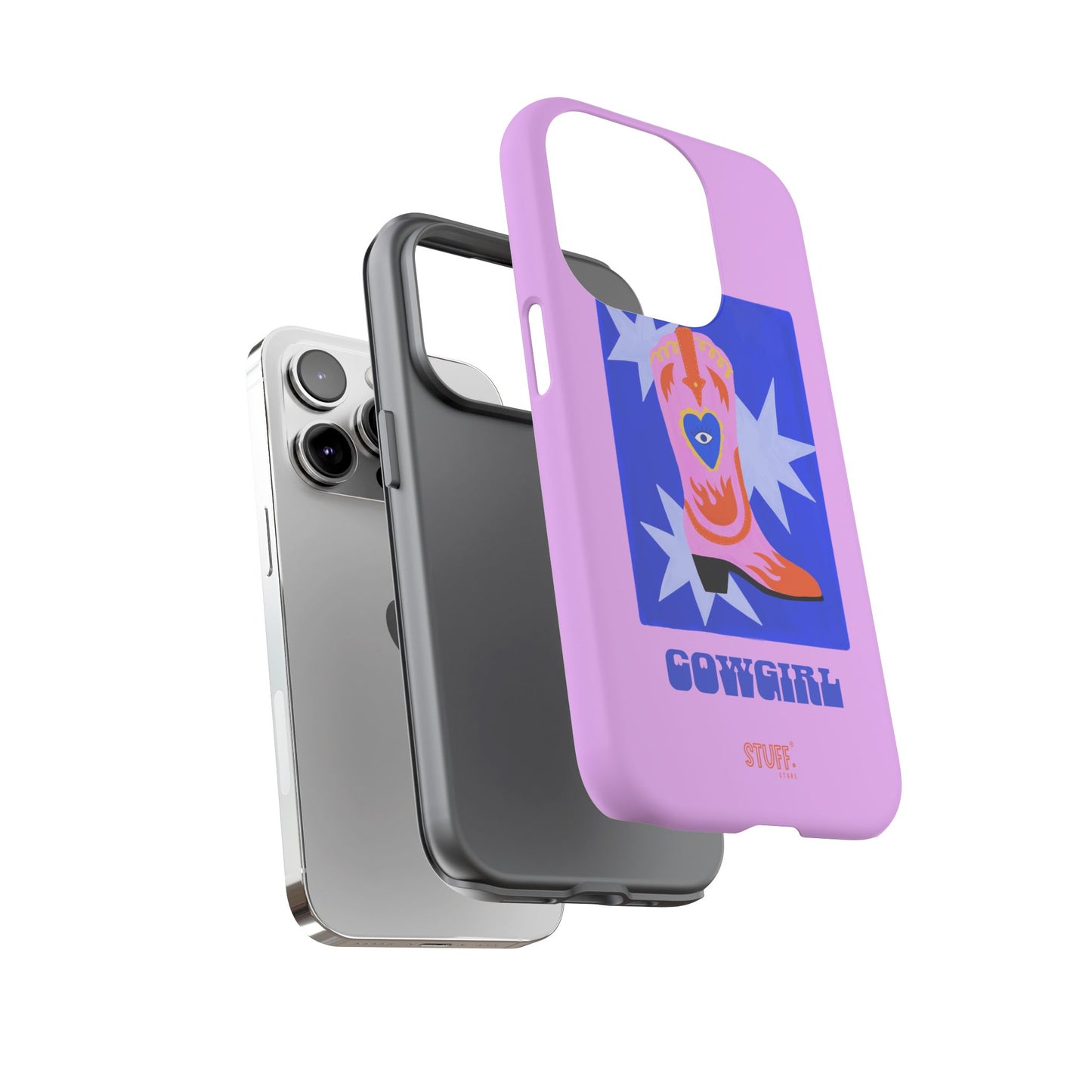 Cowgirl Case | Cose résistante double protection avec Design Western
