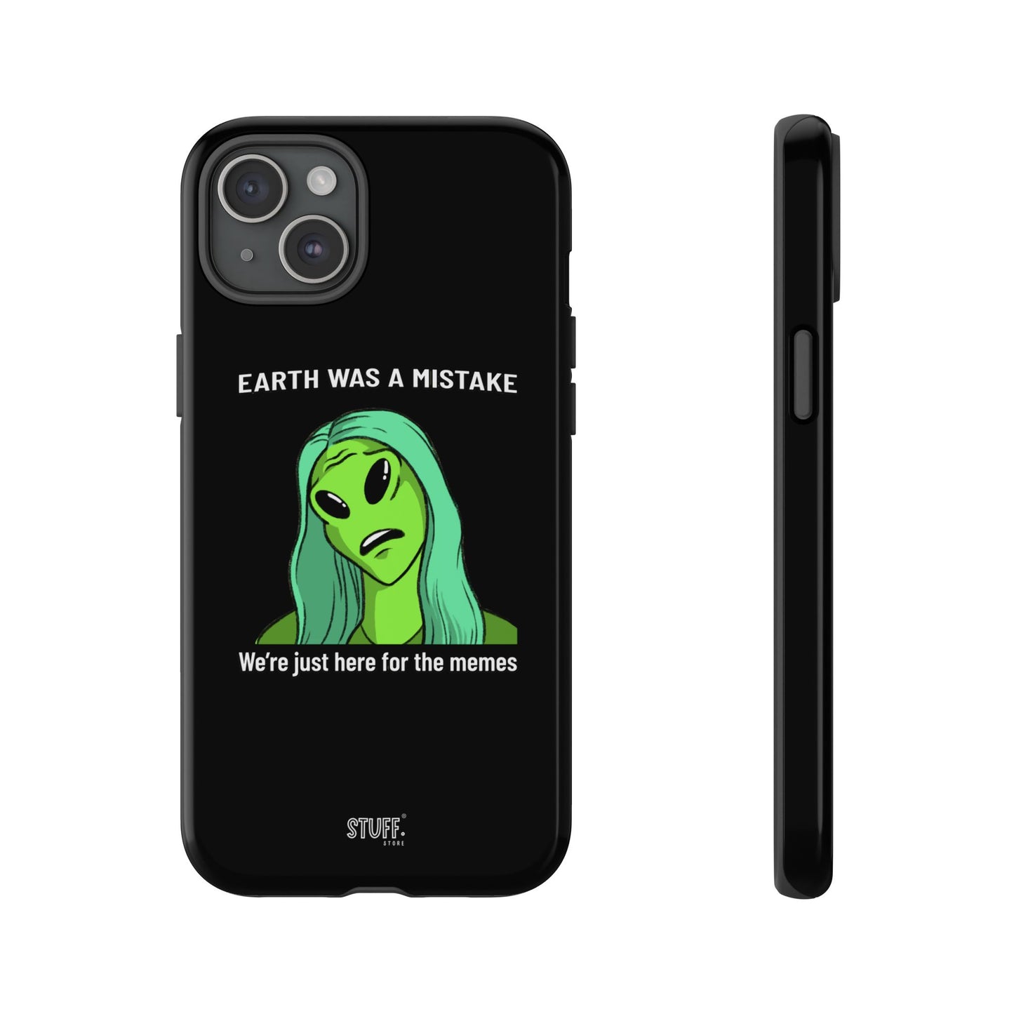 Meme Liking Alien Case | Coque résistante double protection pour les amateurs de Pop Culture