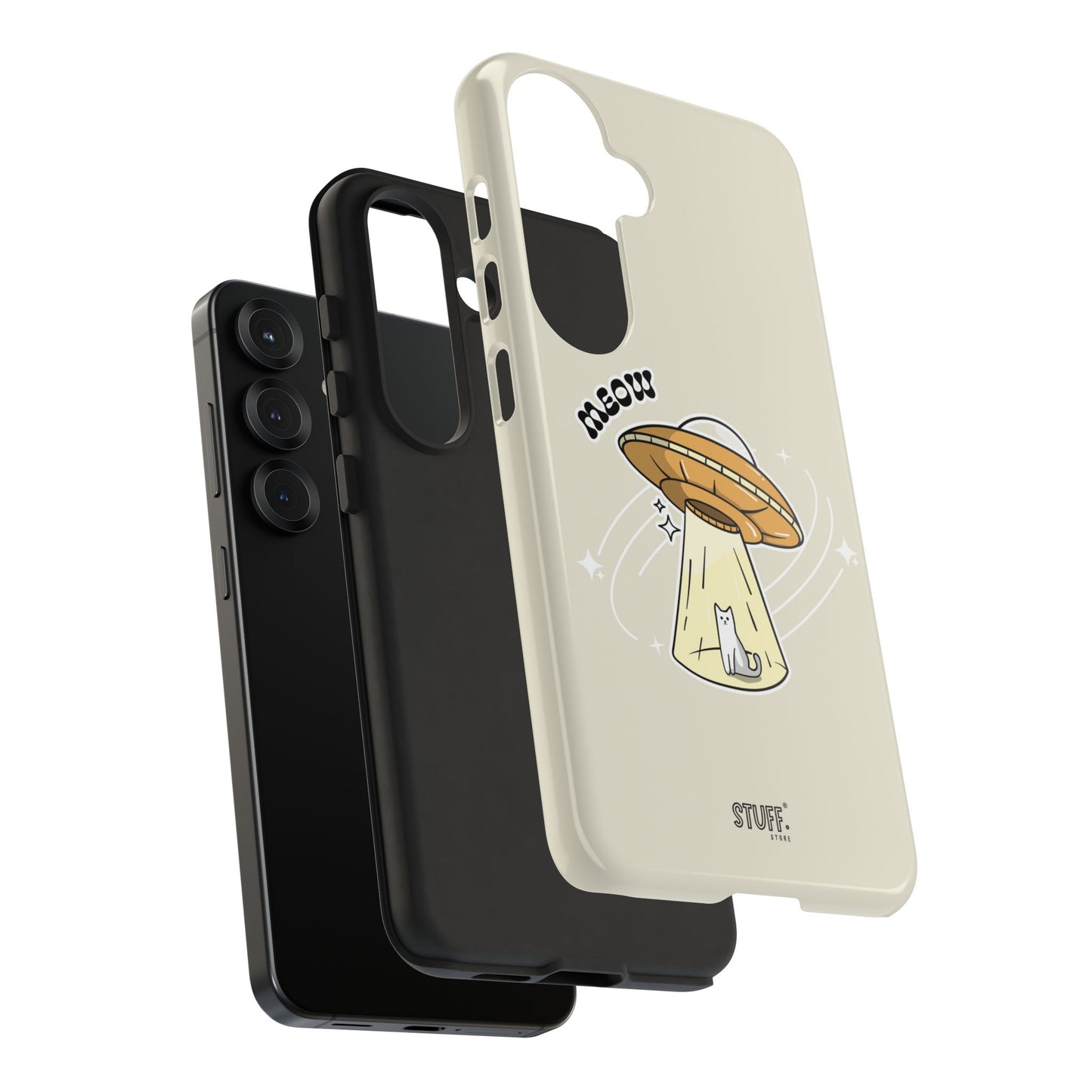 UFO Case | Coque résistante double protection avec Design OVNI fun
