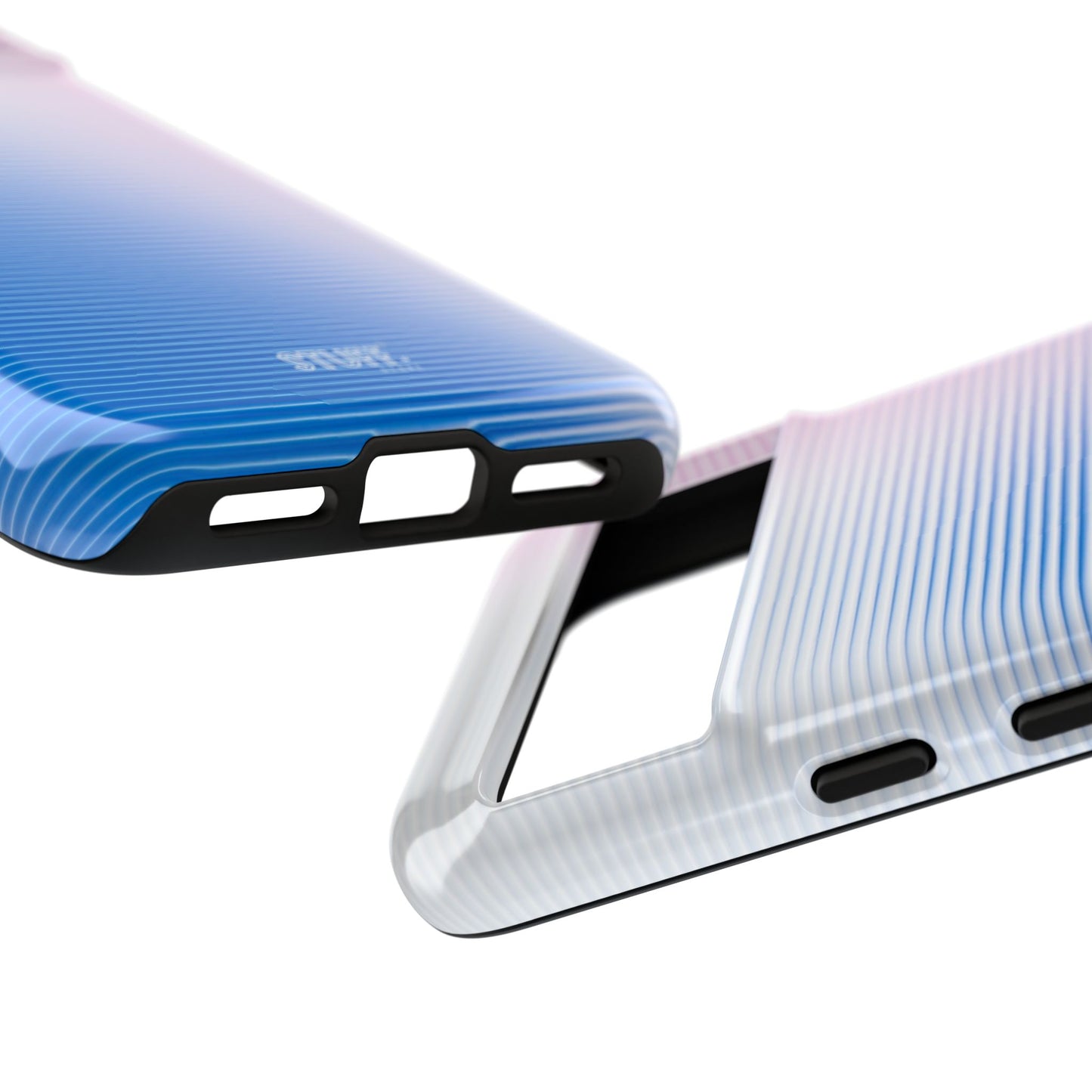Gradient Case | Coque résistante double protection anti-choc - Dégradé Bleu & Rose
