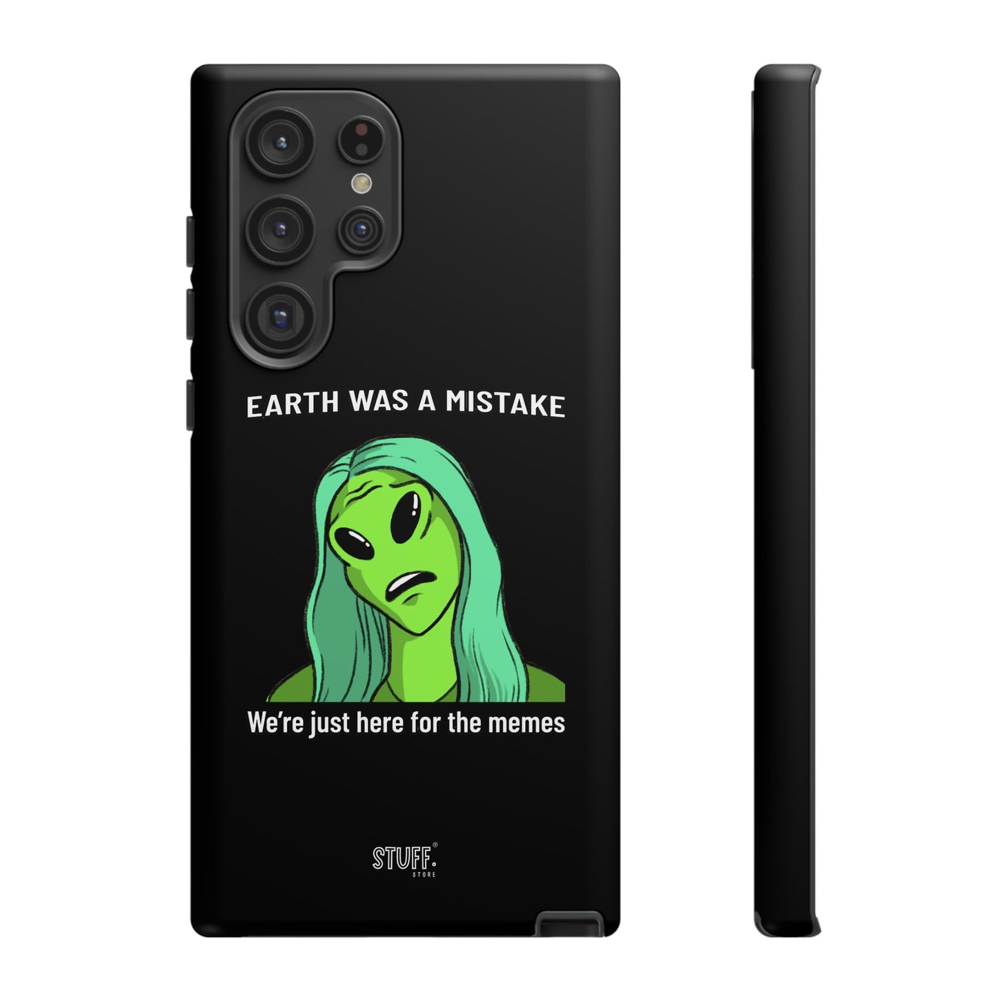 Meme Liking Alien Case | Coque résistante double protection pour les amateurs de Pop Culture