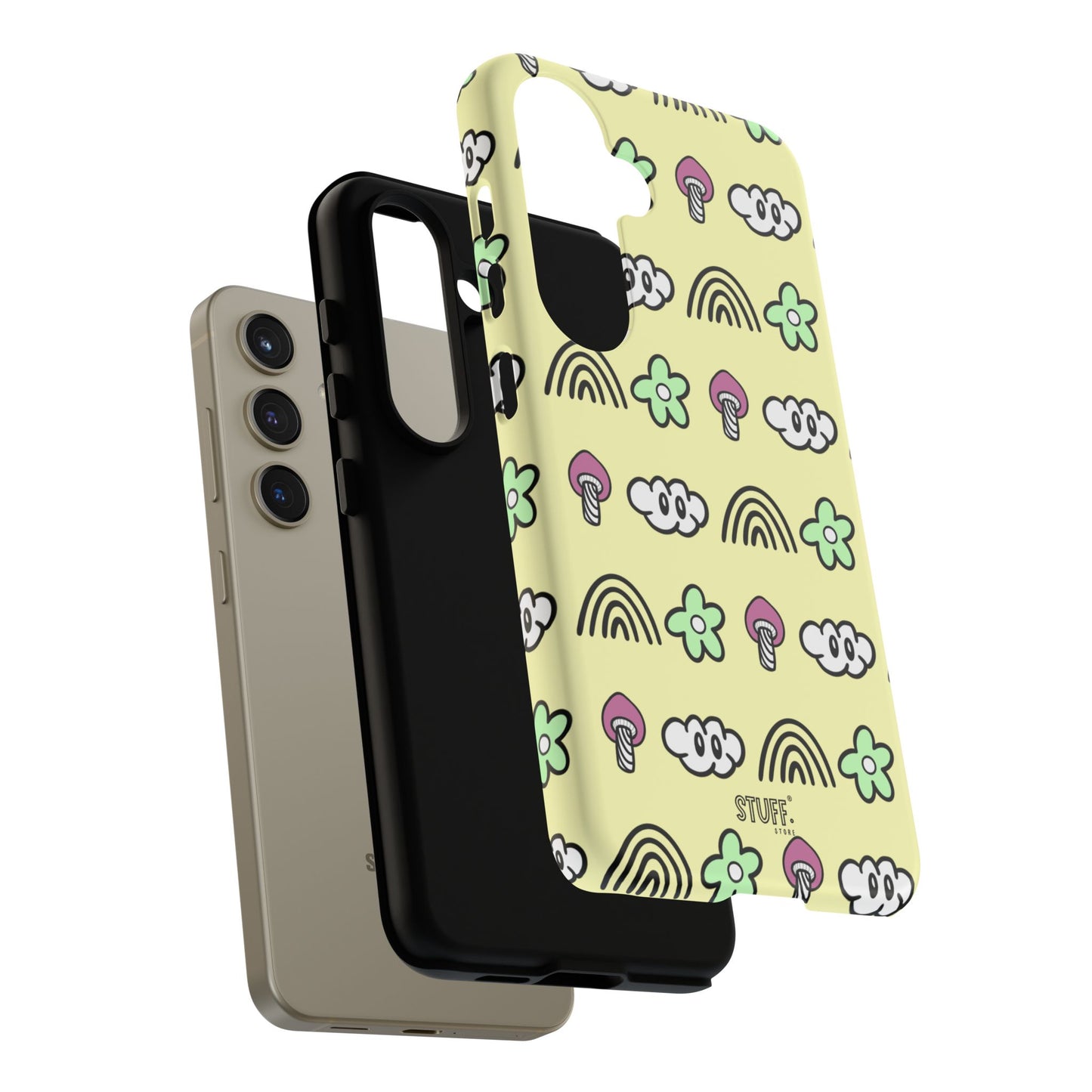 Pixie Case | Coque résistante double protection — Collection Pixie — Jaune