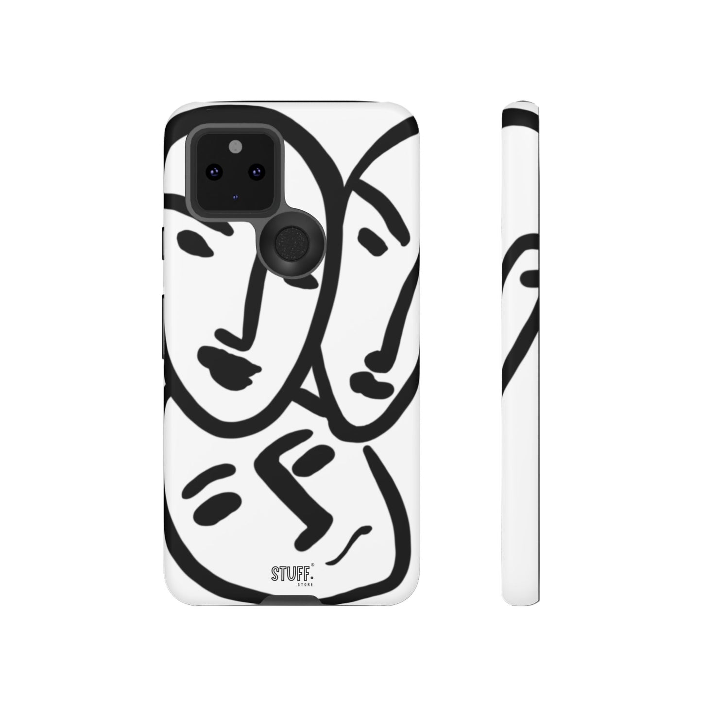 Les Trois Visages | Coque résistante double protection — inspiration Matisse