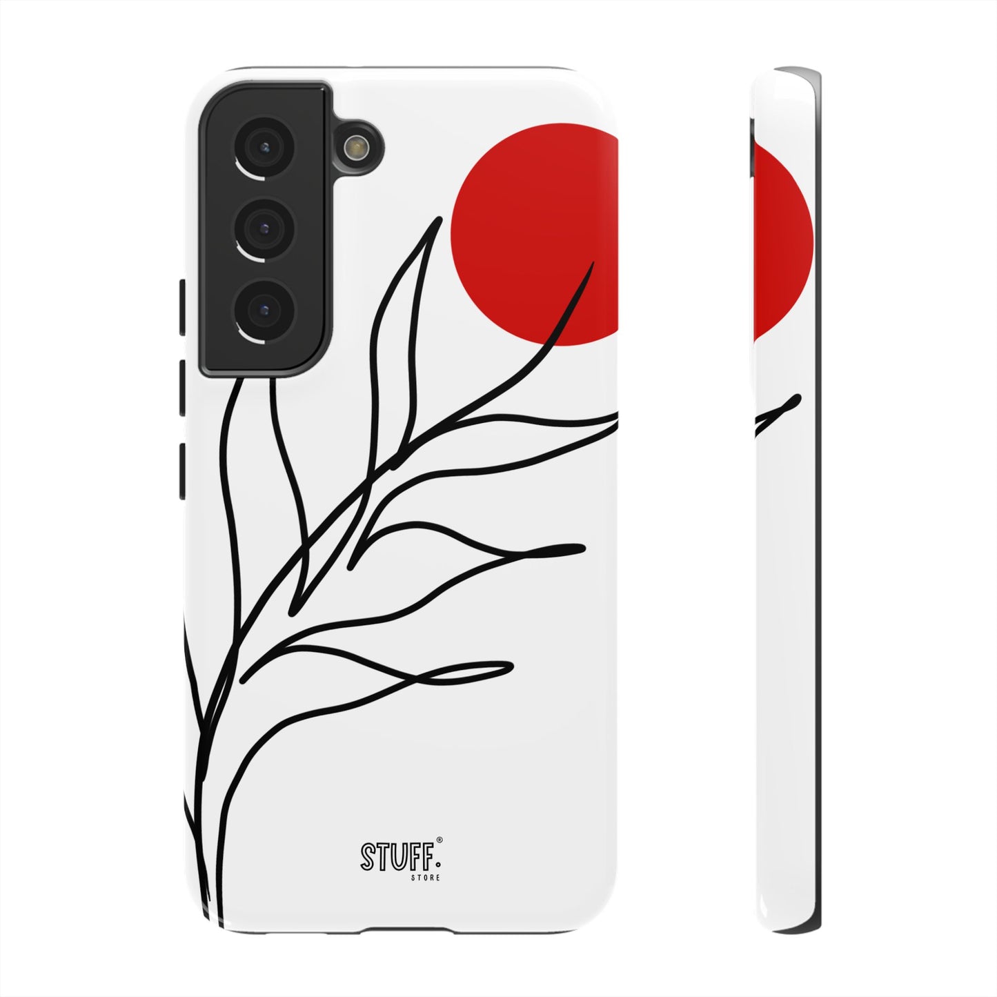 Red Sun Case | Coque résistante double protection avec Design Minimaliste