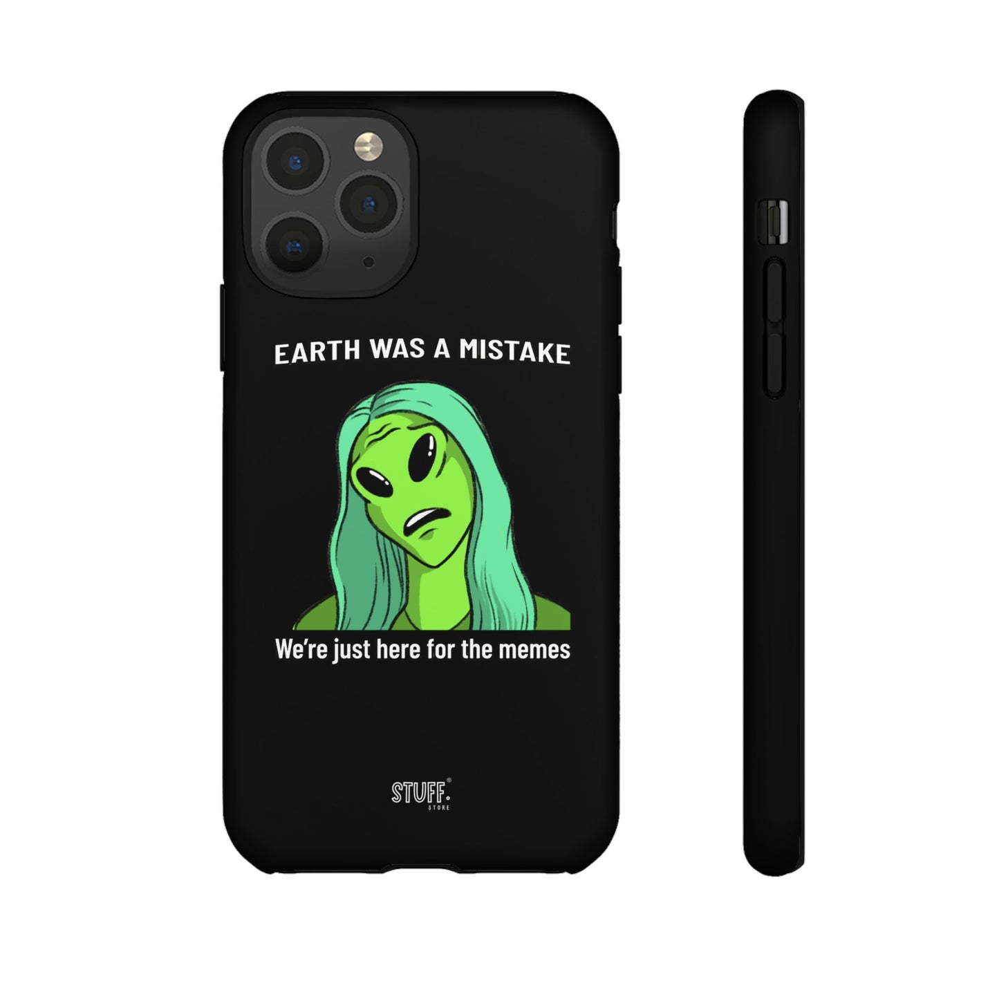 Meme Liking Alien Case | Coque résistante double protection pour les amateurs de Pop Culture