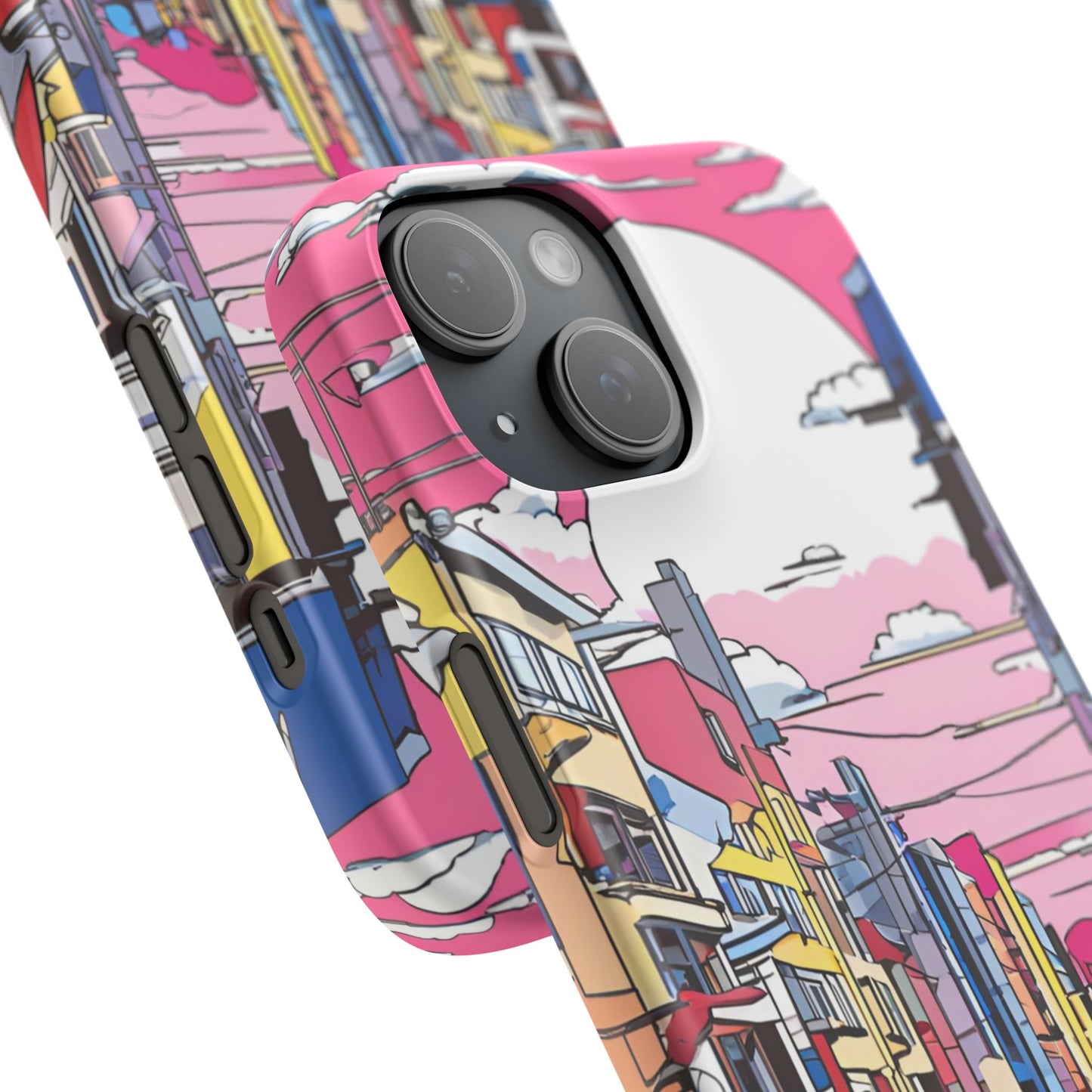 Pop Art Sunset | Coque snap légère et résistante inspiration Lichtenstein