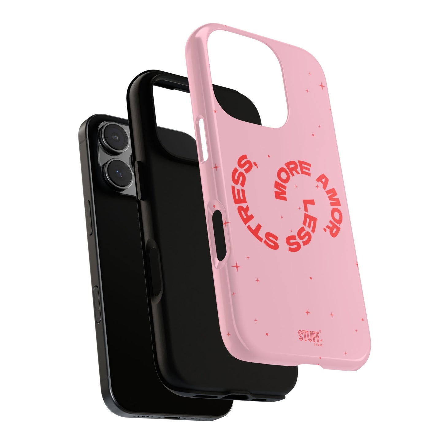 More Amor Case | Coque résistante double protection avec phrase Bienveillante