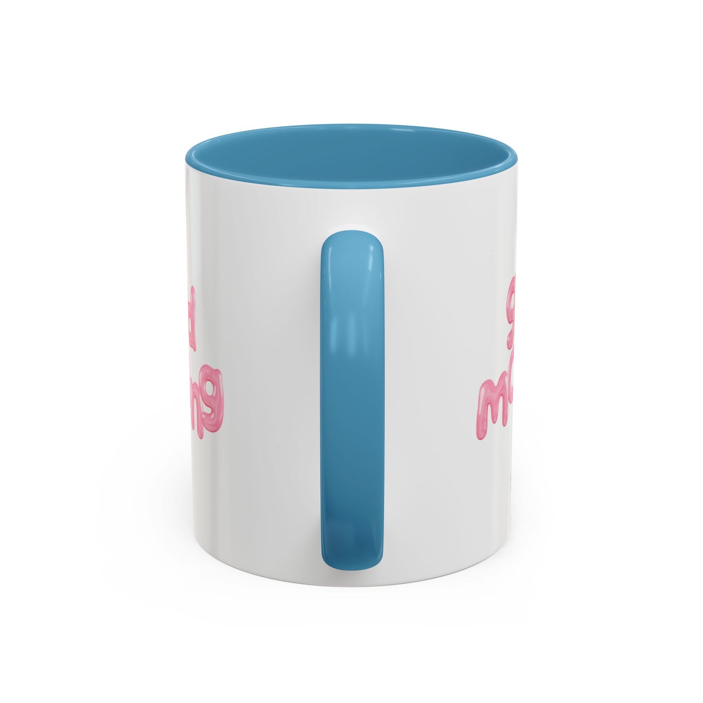 Balloon Cup | Two-tone ceramic mug with "balloon" lettering - 330ml