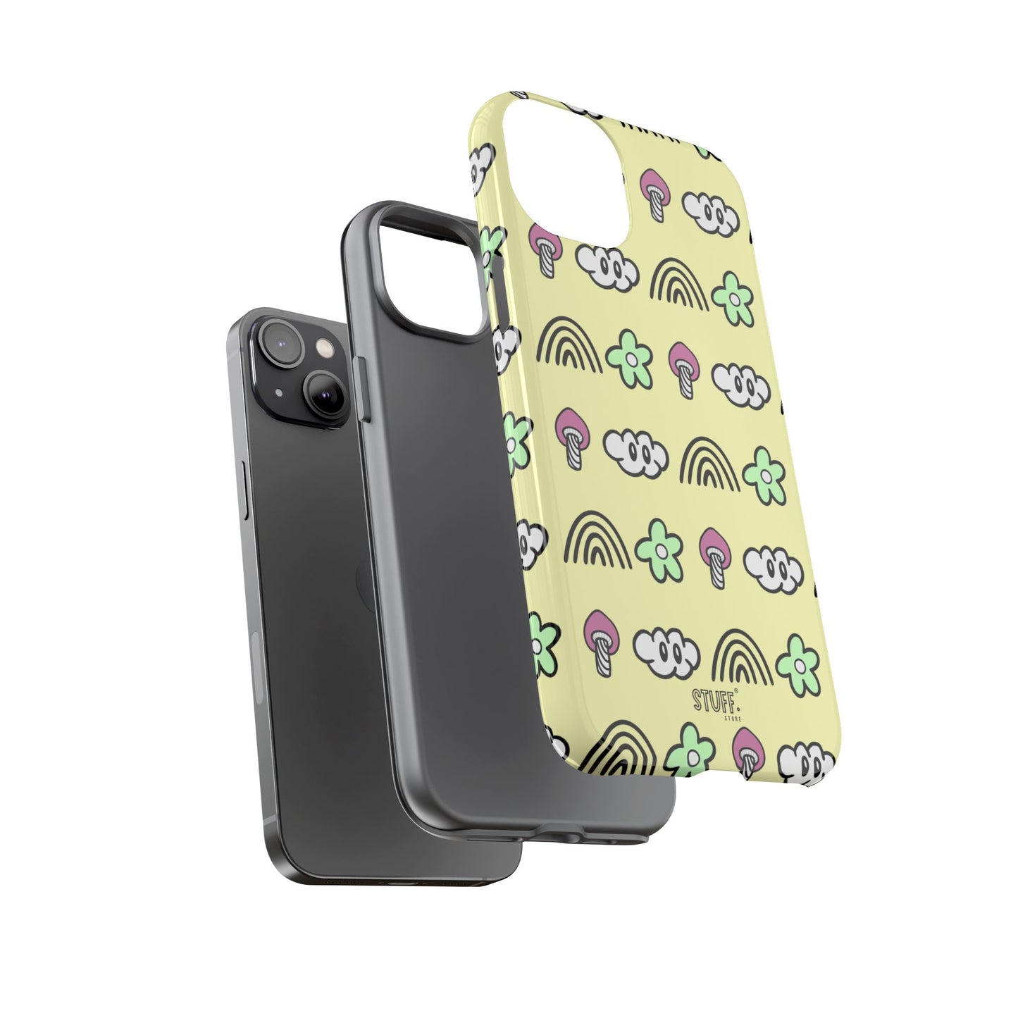 Pixie Case | Coque résistante double protection — Collection Pixie — Jaune