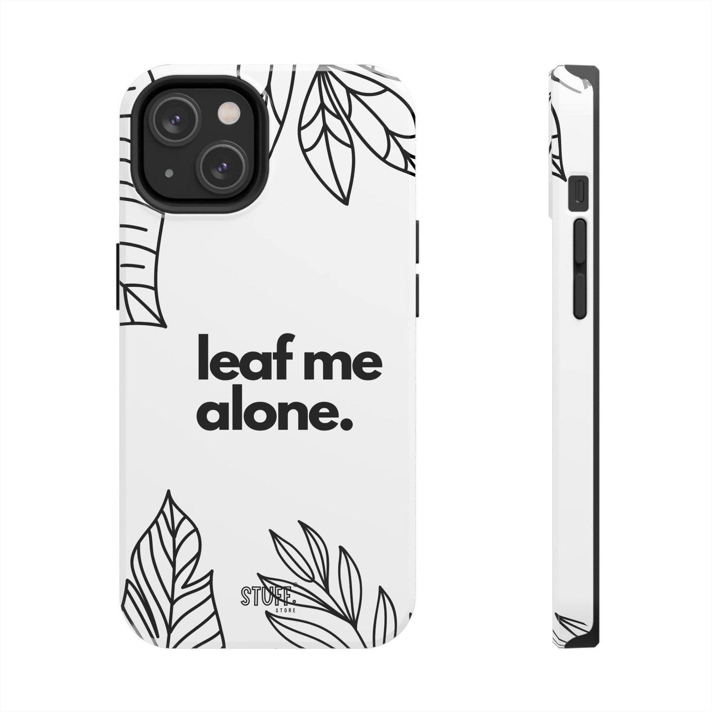 Leaf Me Case | Coque résistante double protection avec design minimaliste