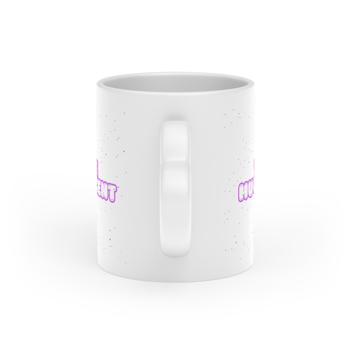 Mugnificent Cup | Mug en céramique avec phrase drôle et poignée en cœur – 330ml
