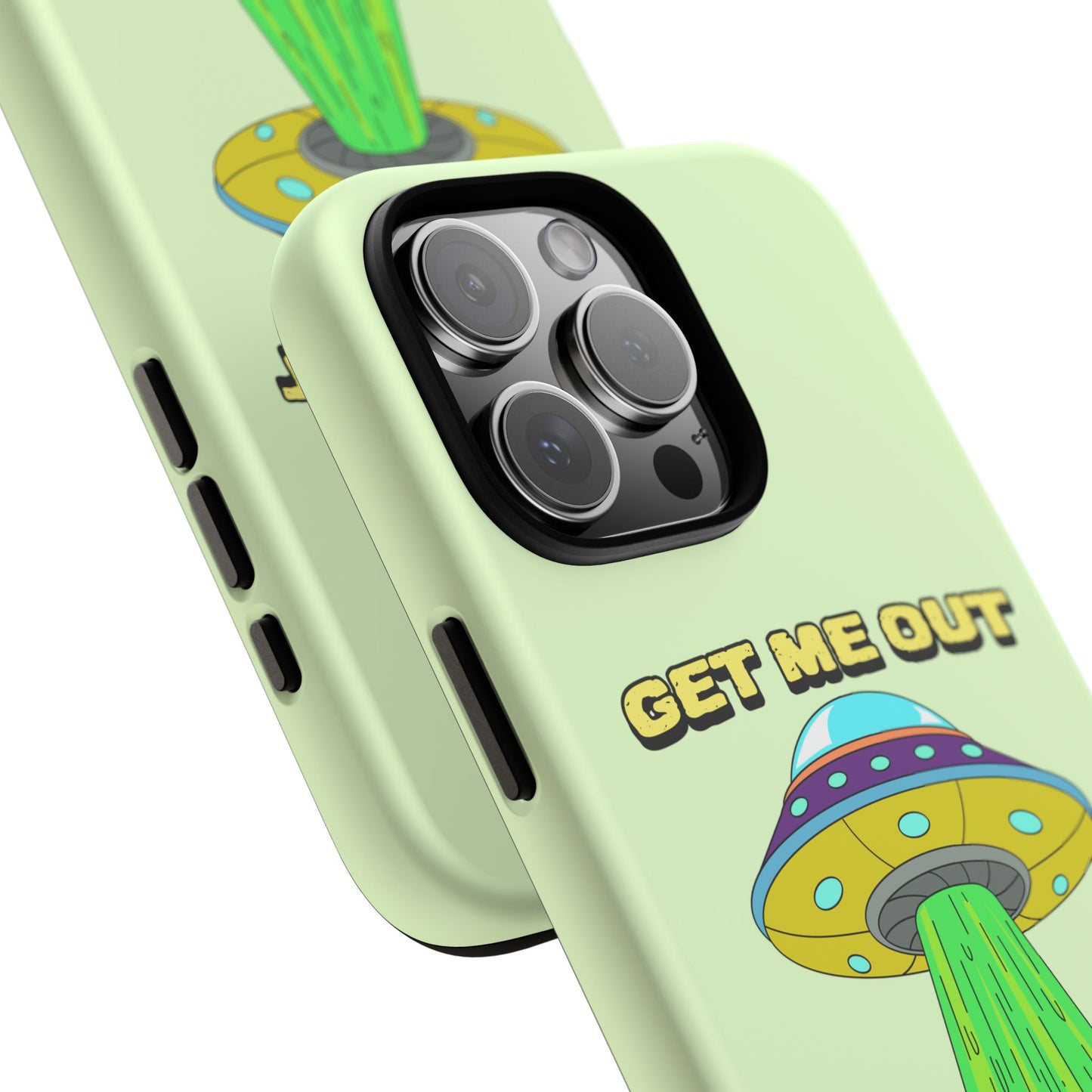 Get Me Out of Here | Coque résistante anti-choc — Vert Menthe