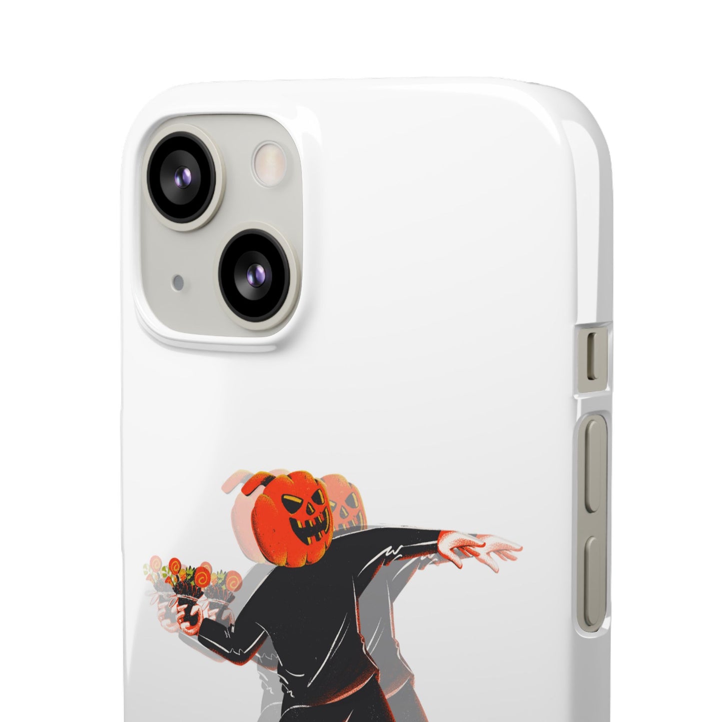 Pumpksy | Coque snap légère et résistante inspiration Banksy – Blanc