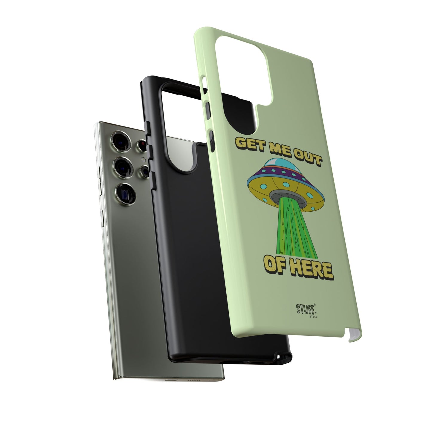 Get Me Out of Here | Coque résistante anti-choc — Vert Menthe
