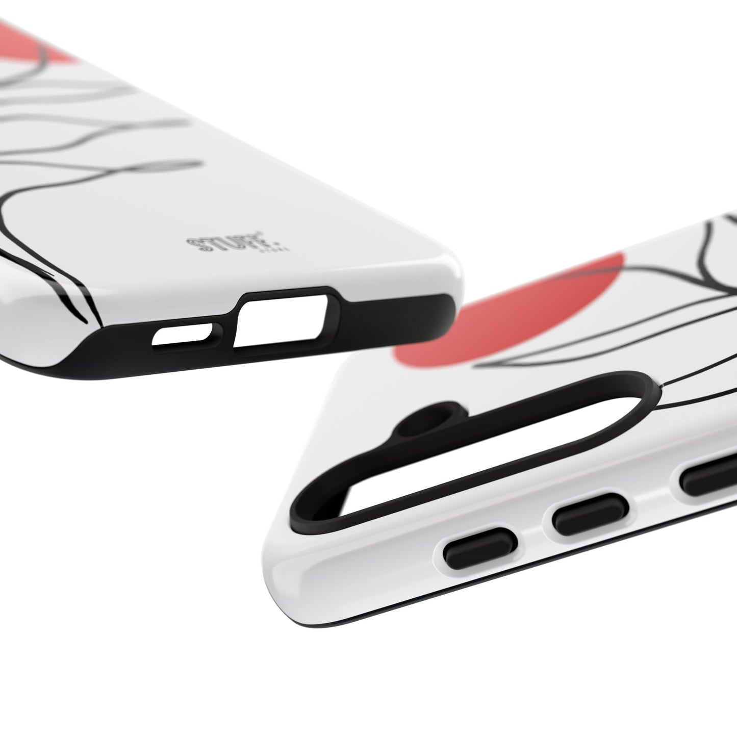 Red Sun Case | Coque résistante double protection avec Design Minimaliste