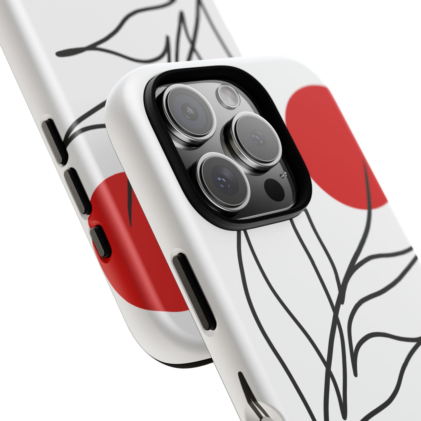 Red Sun Case | Coque résistante double protection avec Design Minimaliste