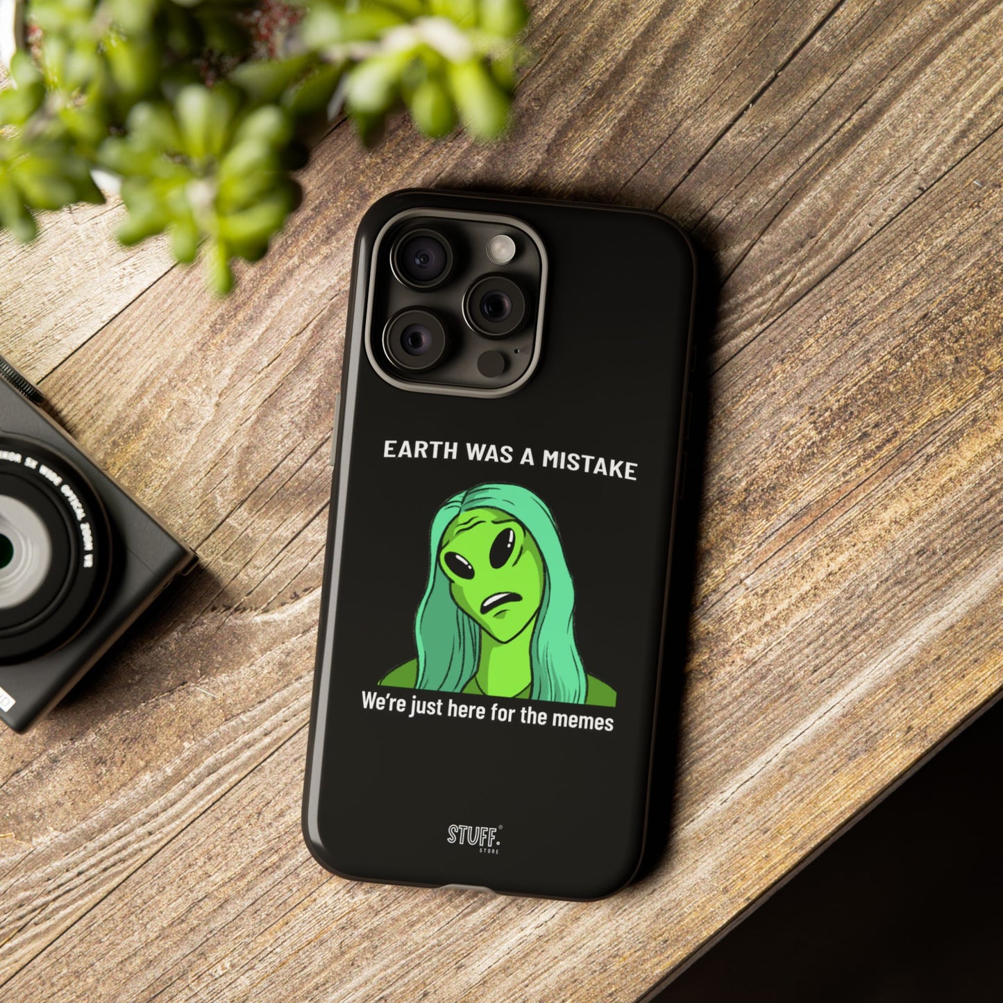 Meme Liking Alien Case | Coque résistante double protection pour les amateurs de Pop Culture