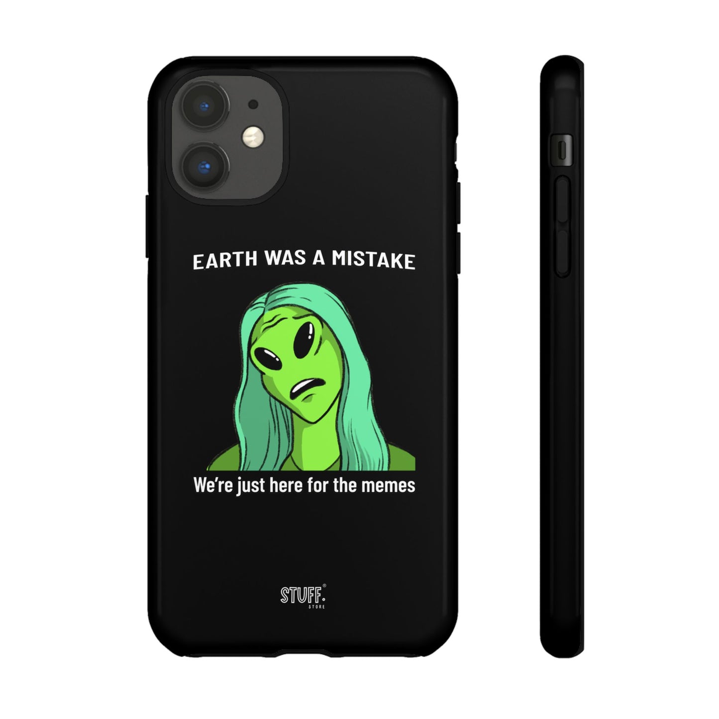 Meme Liking Alien Case | Coque résistante double protection pour les amateurs de Pop Culture