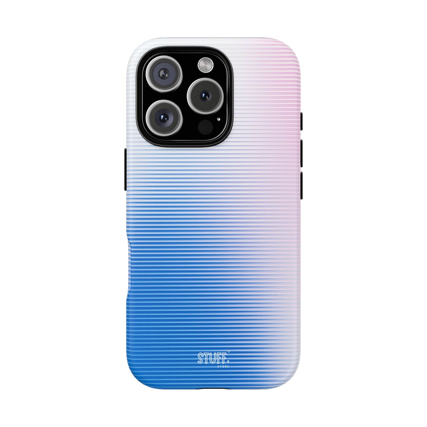 Gradient Case | Coque résistante double protection anti-choc - Dégradé Bleu & Rose