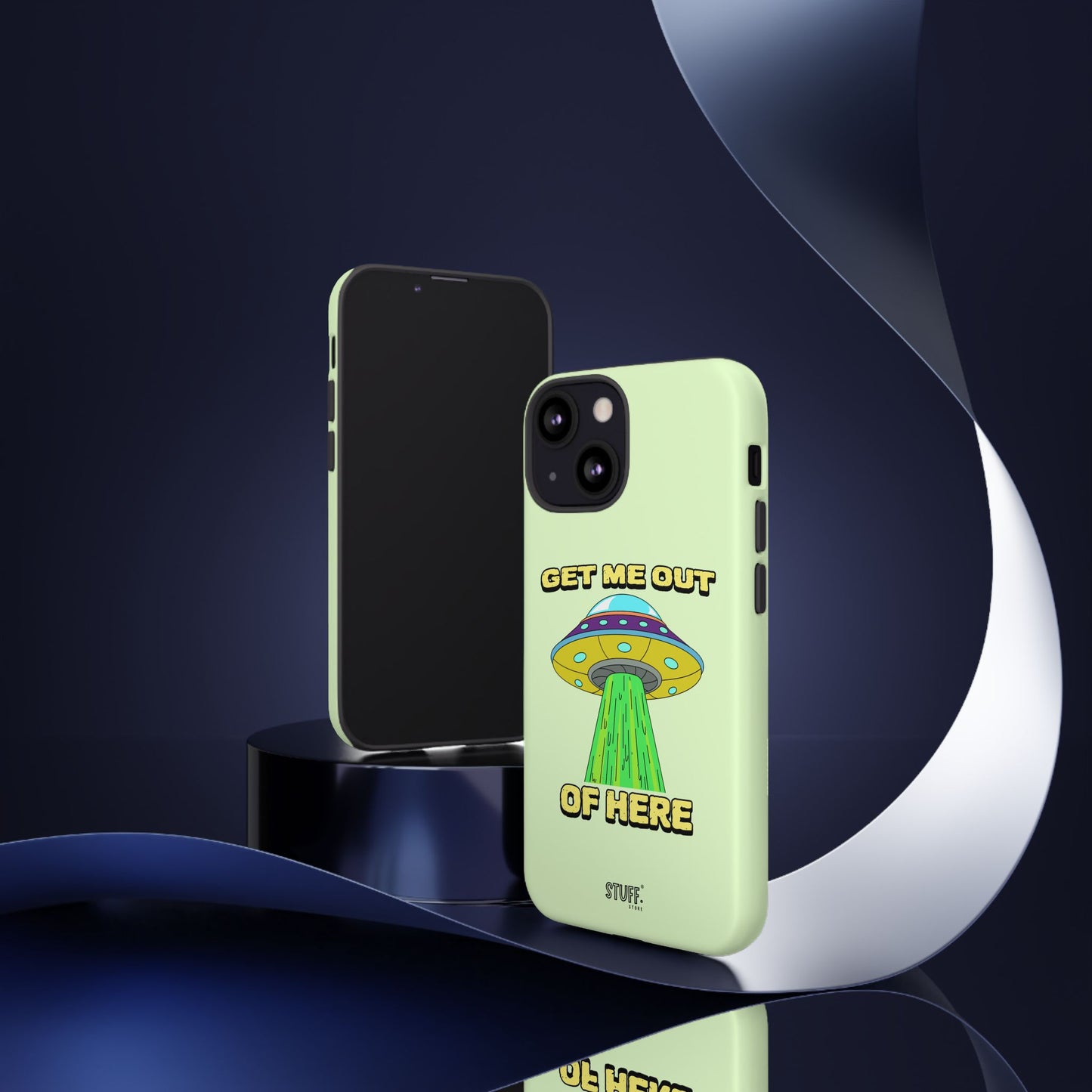 Get Me Out of Here | Coque résistante anti-choc — Vert Menthe