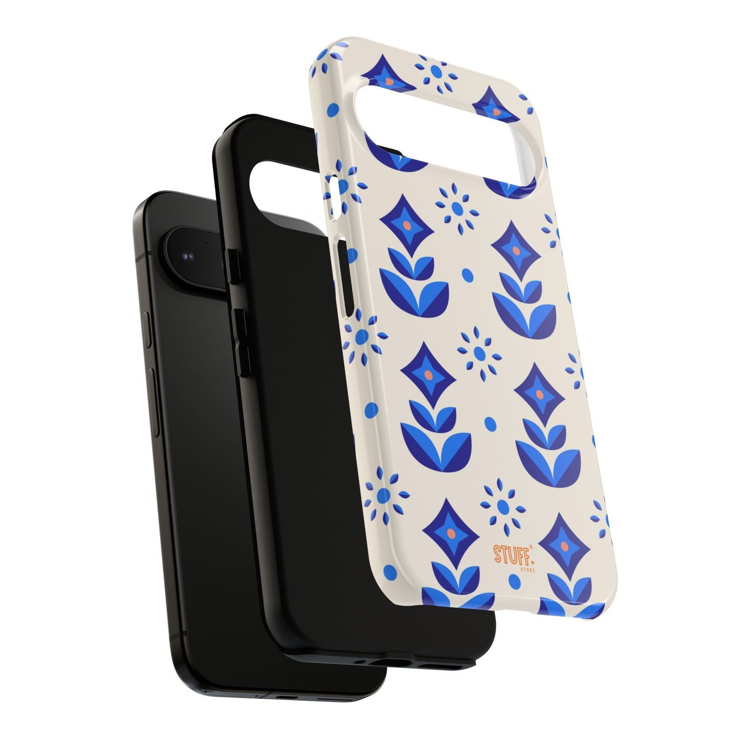 Floral Case | Coque résistante double protection avec Design Fleuri