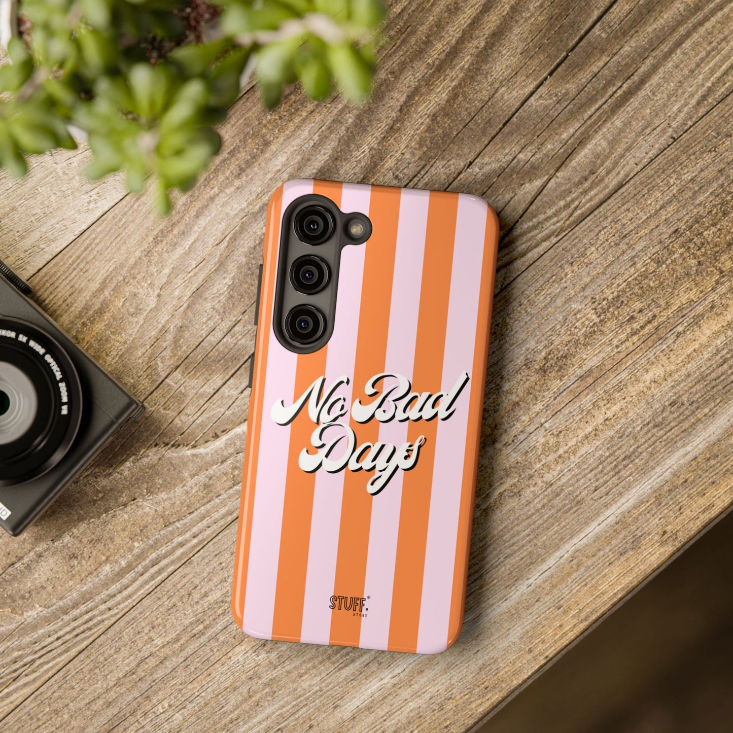 No Bad Days Case | Coque résistante double protection avec phrase positive
