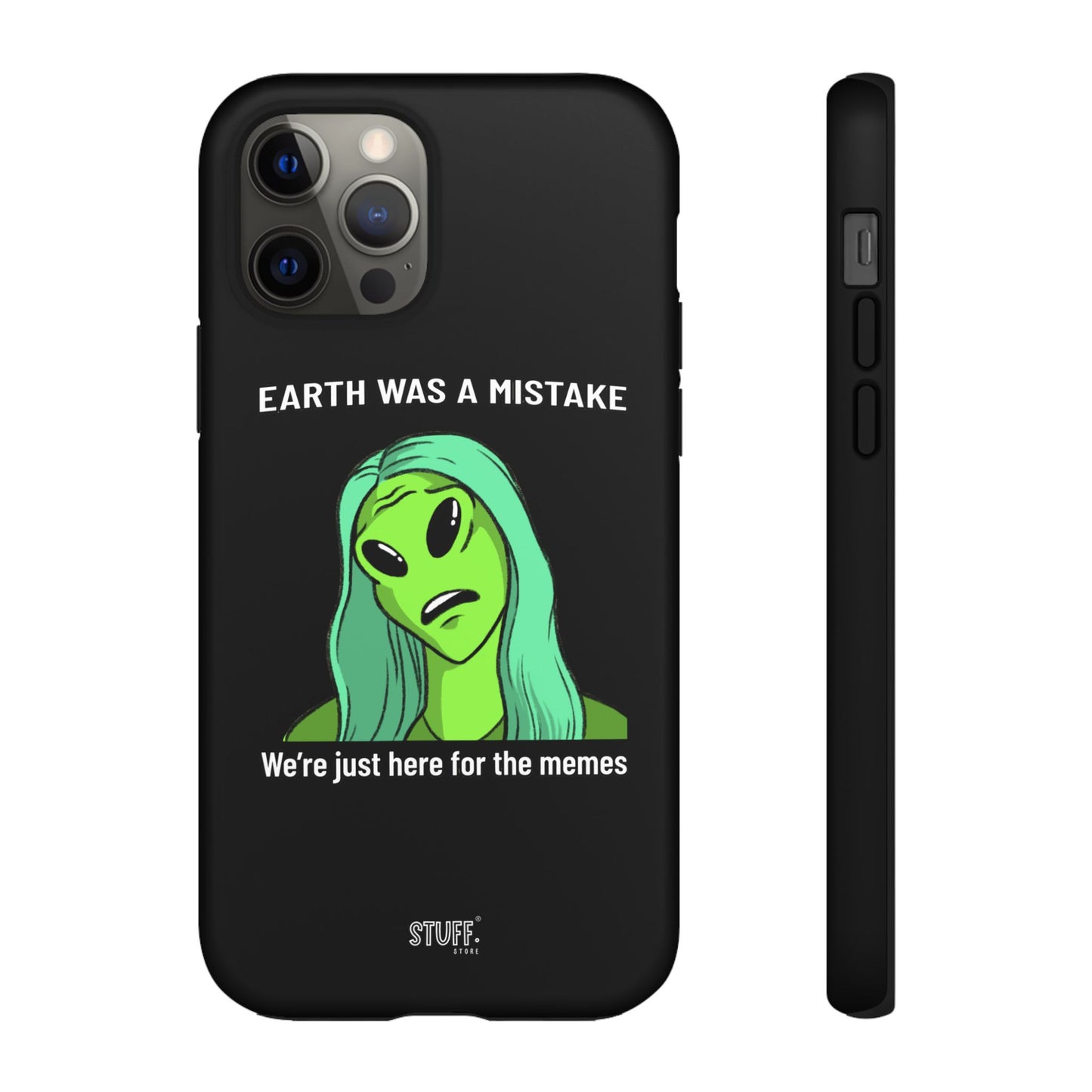 Meme Liking Alien Case | Coque résistante double protection pour les amateurs de Pop Culture