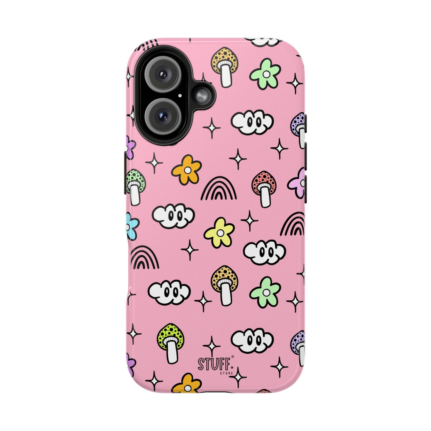 Pixie Case | Coque résistante double protection | Pixie Collection - Pink Matte Effect