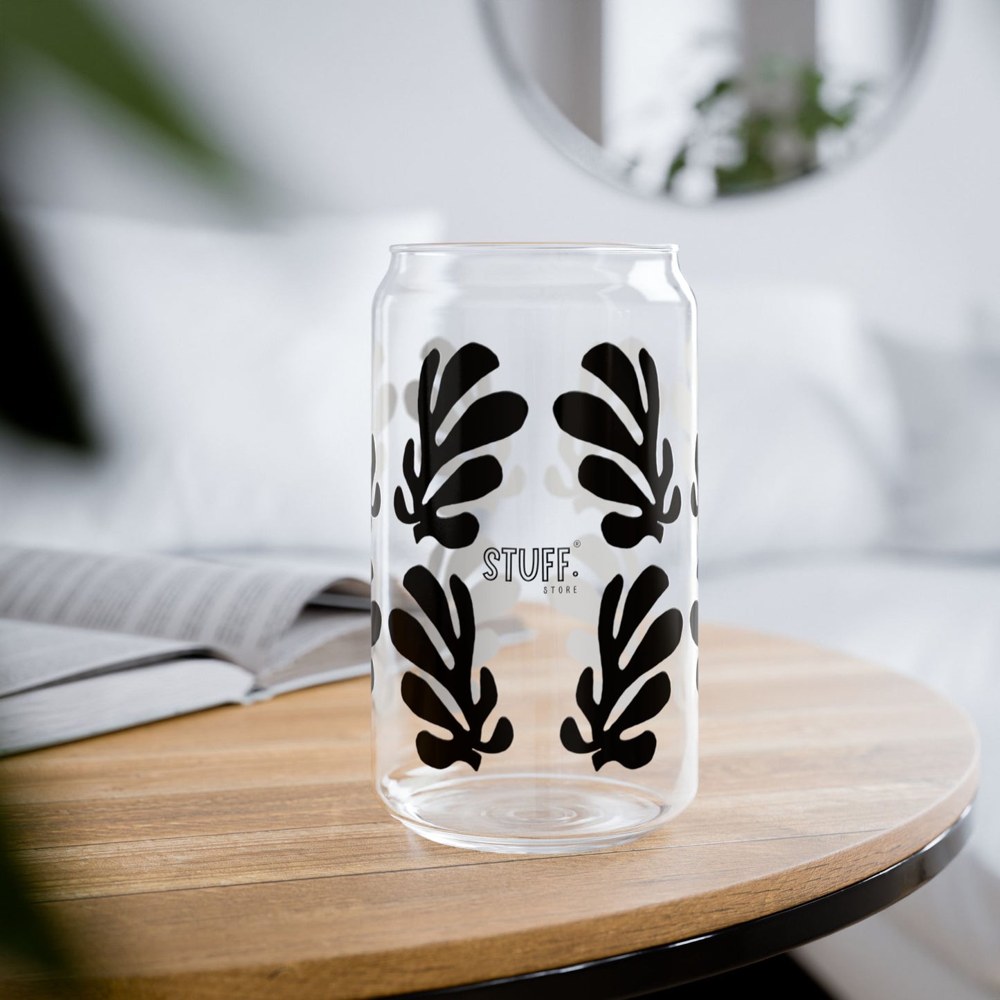 Floral Cup | Tasse anti-fuite pratique et étanche pour boissons chaudes et froides – 470ml | inspiration Matisse