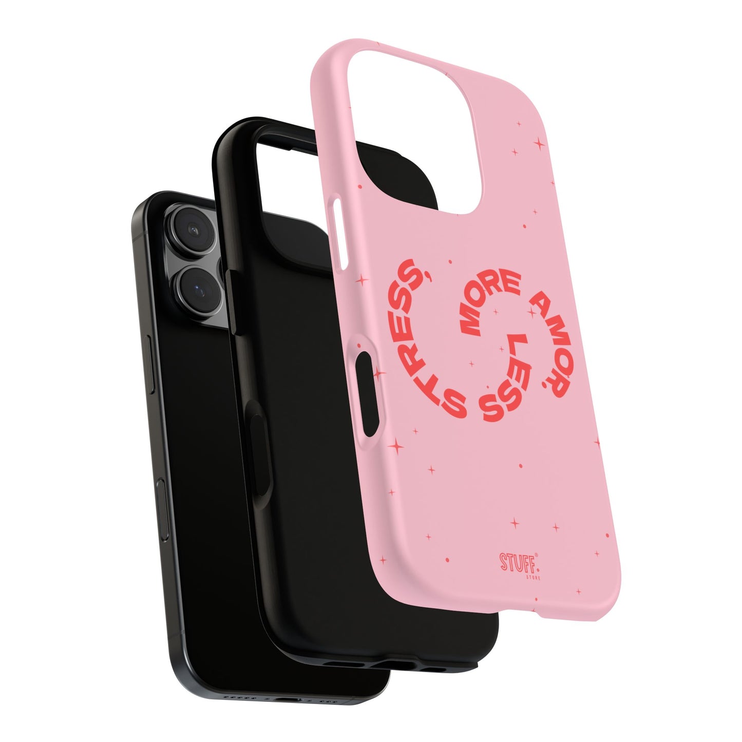 More Amor Case | Coque résistante double protection avec phrase Bienveillante
