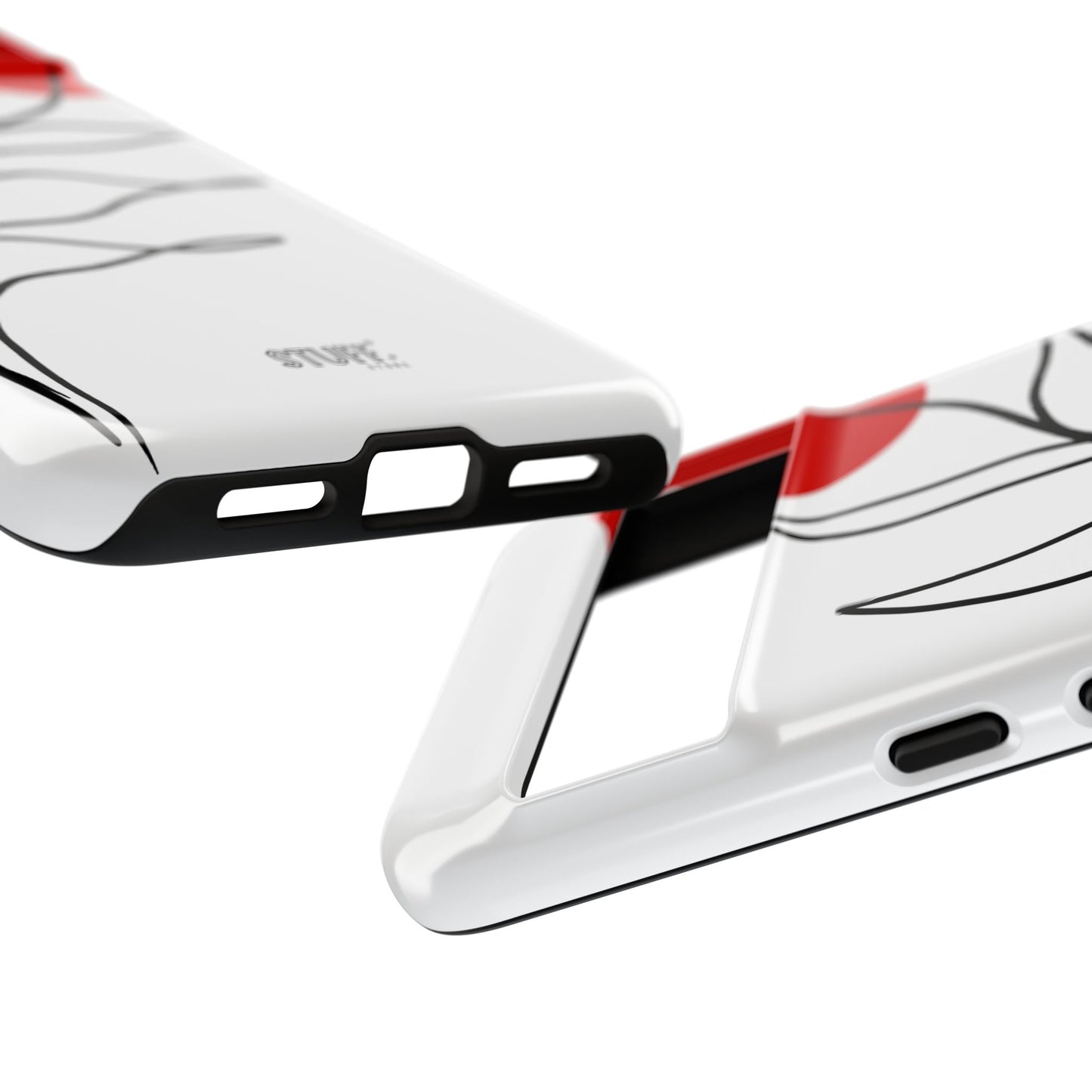 Red Sun Case | Coque résistante double protection avec Design Minimaliste