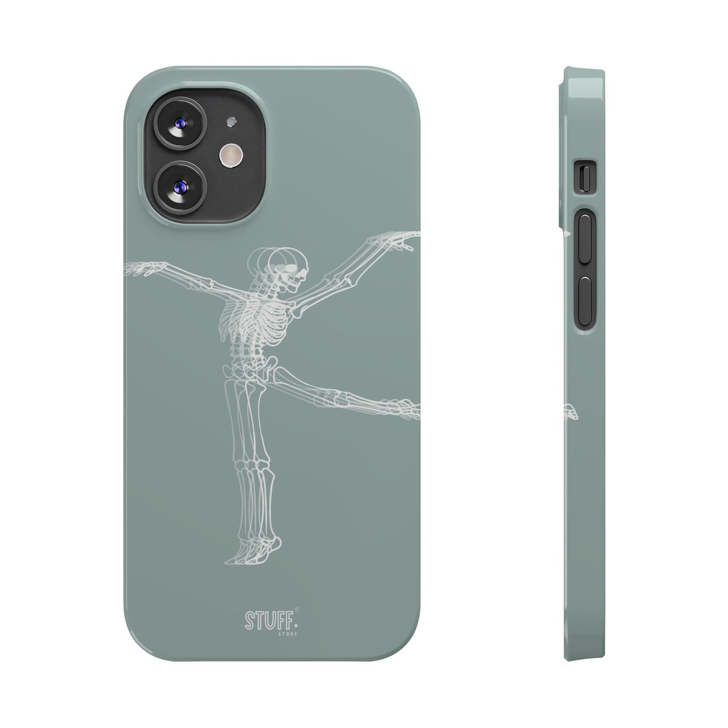Bone-a-Rina | Coque slim durable et anti-chocs avec Design de Squelette Ballerine