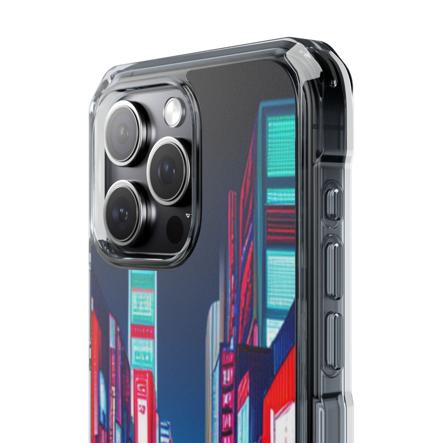 Cyber City Case | Coque transparente magnétique antichoc compatible MagSafe®