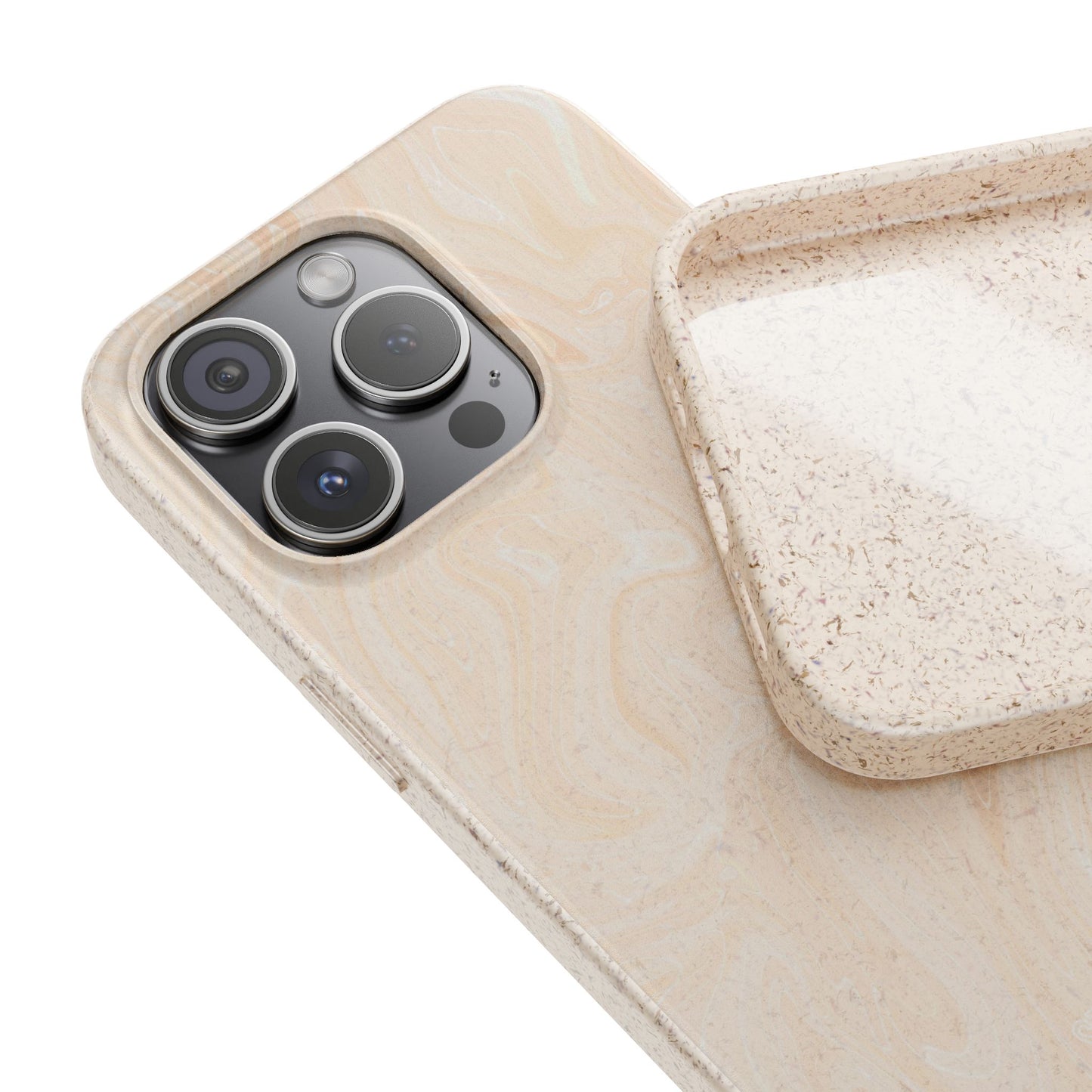 Liquid Marble Case | Coque Eco-Friendly en Bambou et Bioplastique Effet Marbré - Disponible avec Emballage Cadeau
