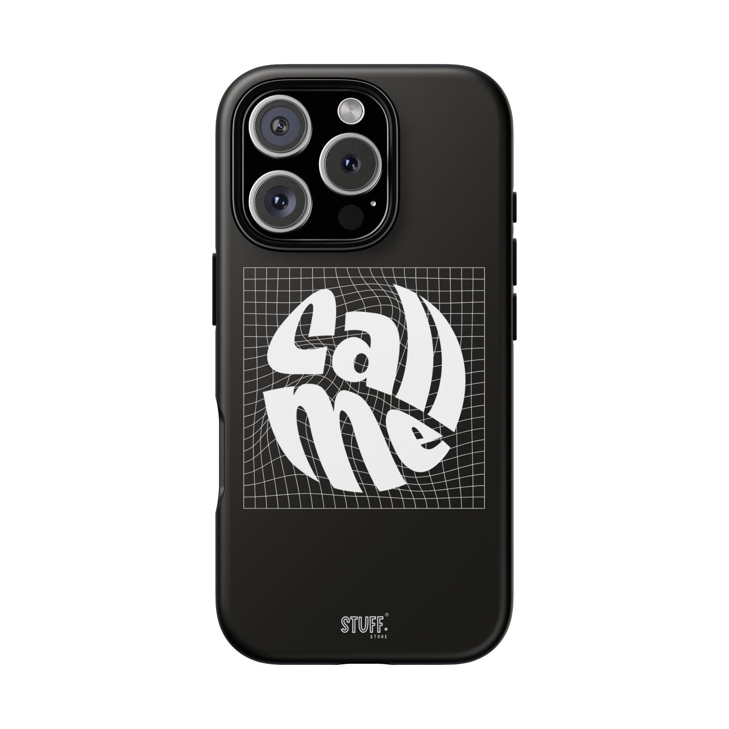 Call Me Case | Coque résistante double protection - Noir Effet Mat