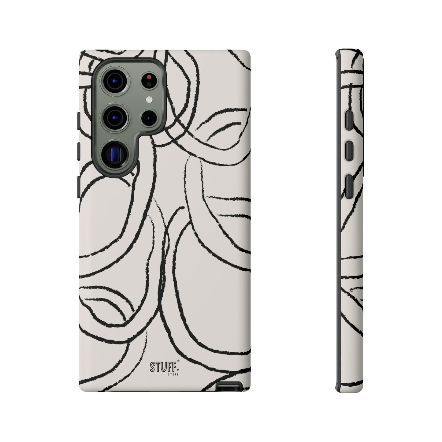 Doodly Case | Coque résistante double protection avec Design Gribouillis Minimaliste