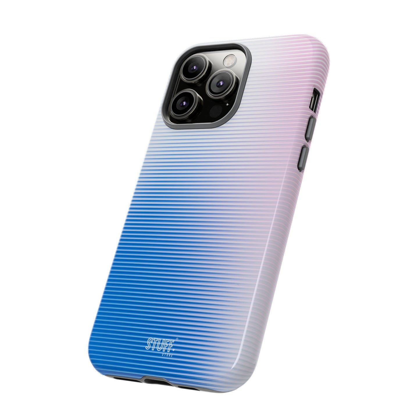 Gradient Case | Coque résistante double protection anti-choc - Dégradé Bleu & Rose