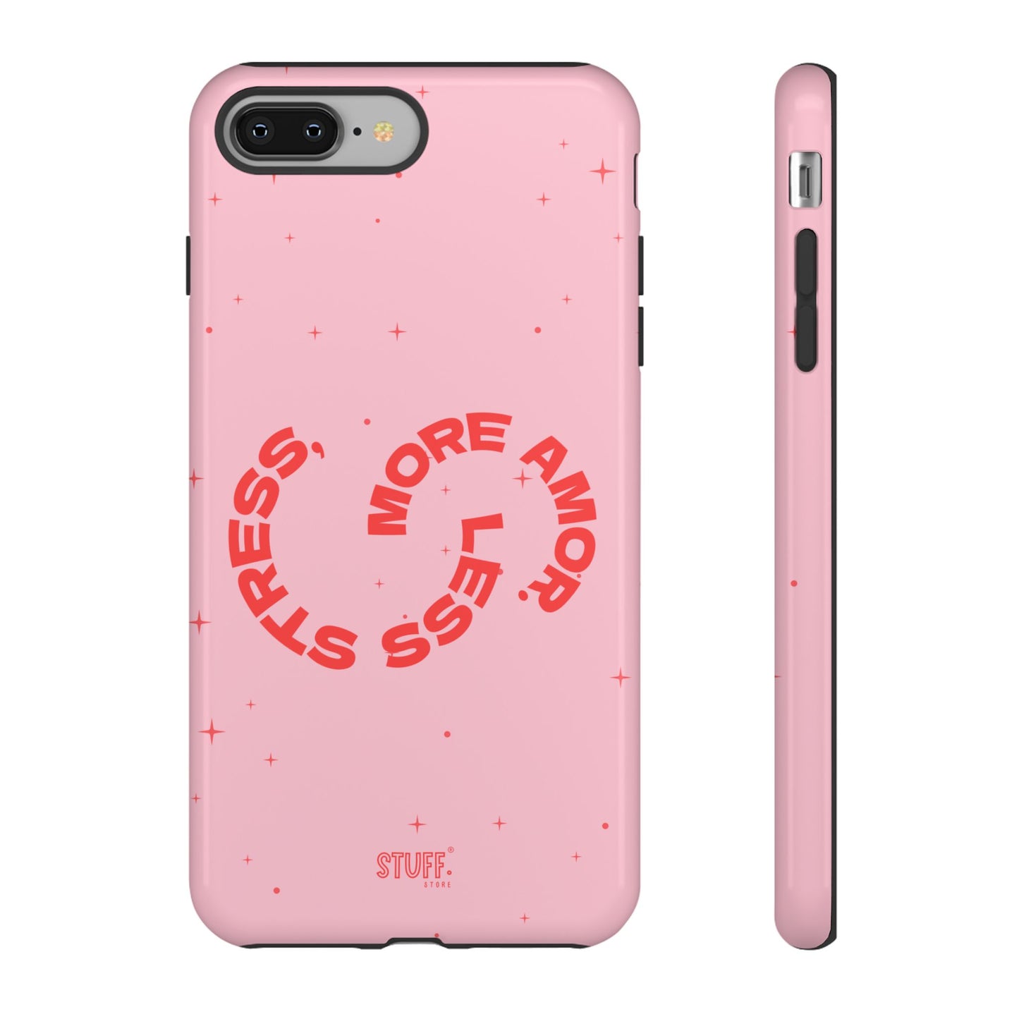 More Amor Case | Coque résistante double protection avec phrase Bienveillante
