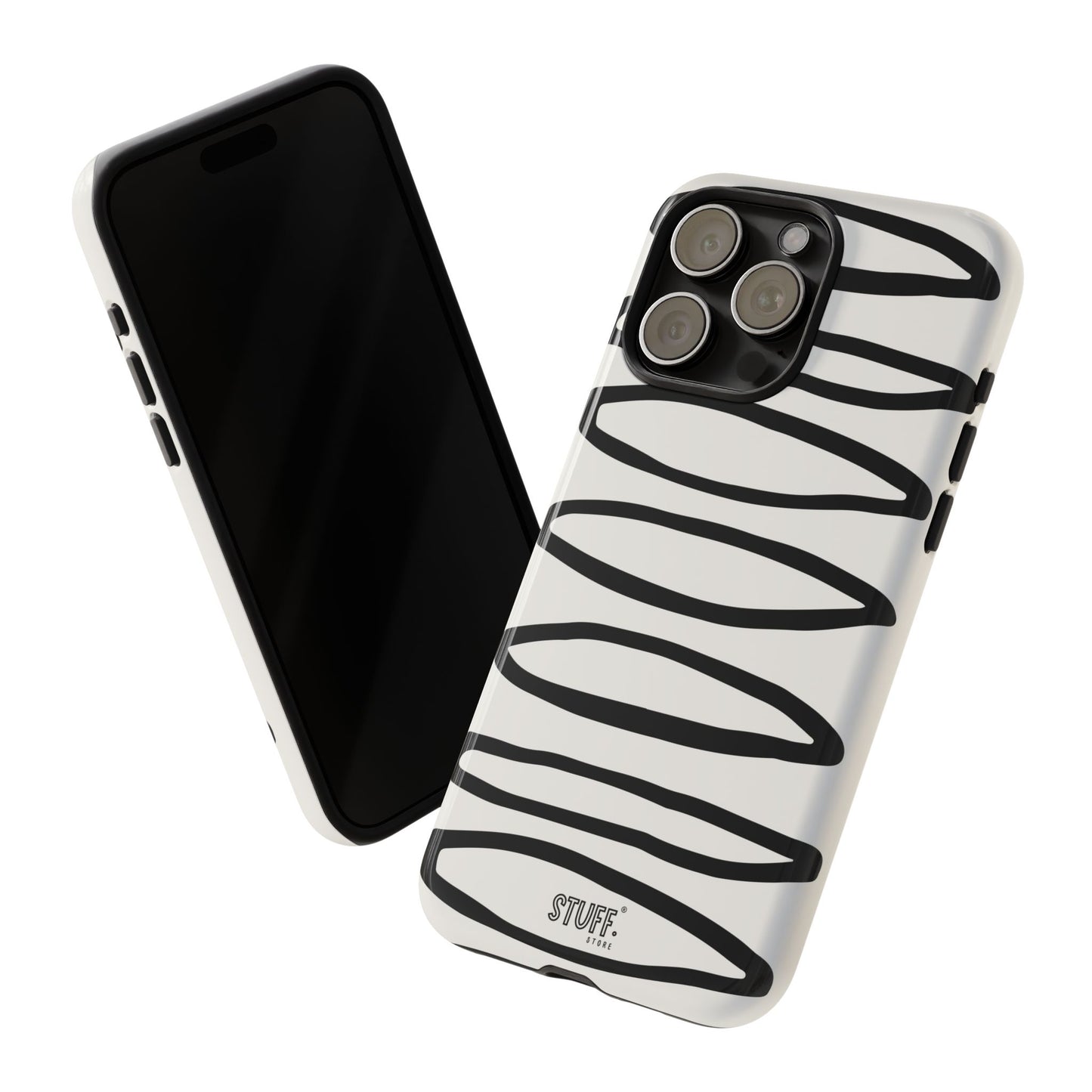 Loopy Case | Coque résistante double protection - Motif cercles abstraits