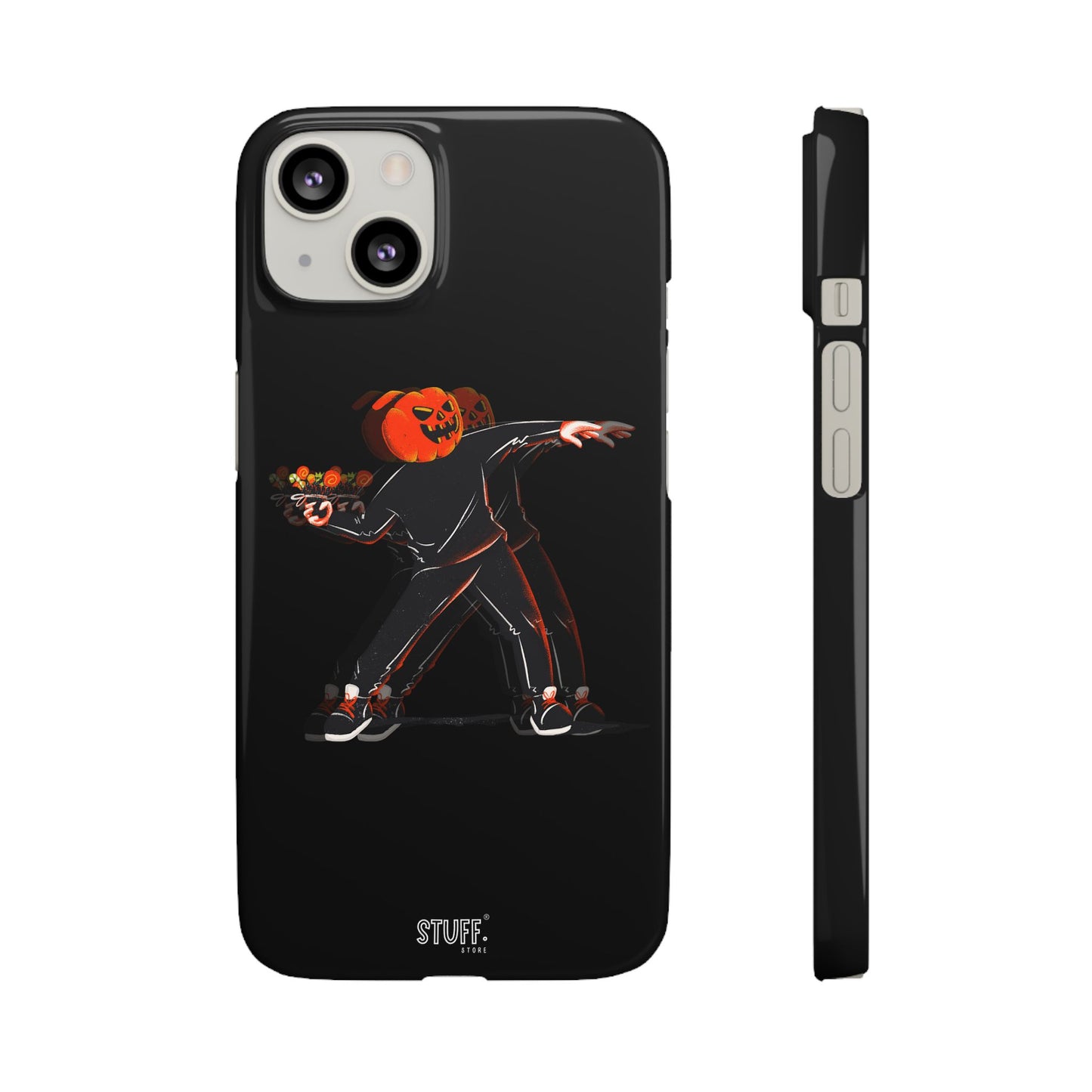 Pumpksy | Coque snap légère et résistante inspiration Banksy – Noir