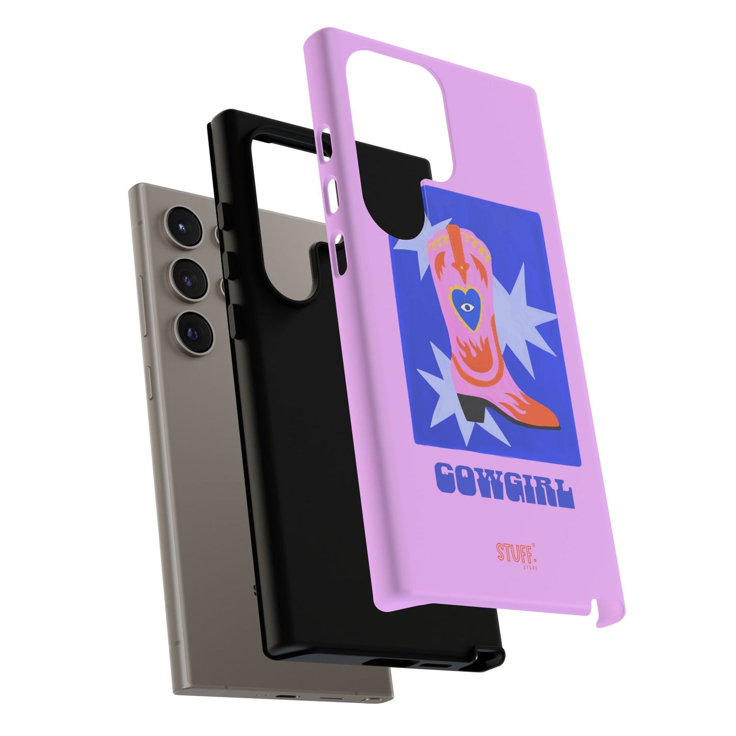 Cowgirl Case | Cose résistante double protection avec Design Western
