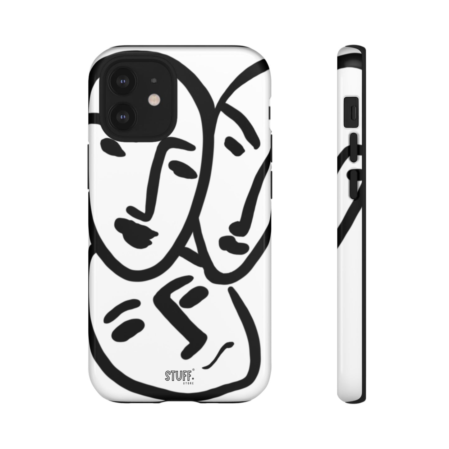 Les Trois Visages | Coque résistante double protection — inspiration Matisse