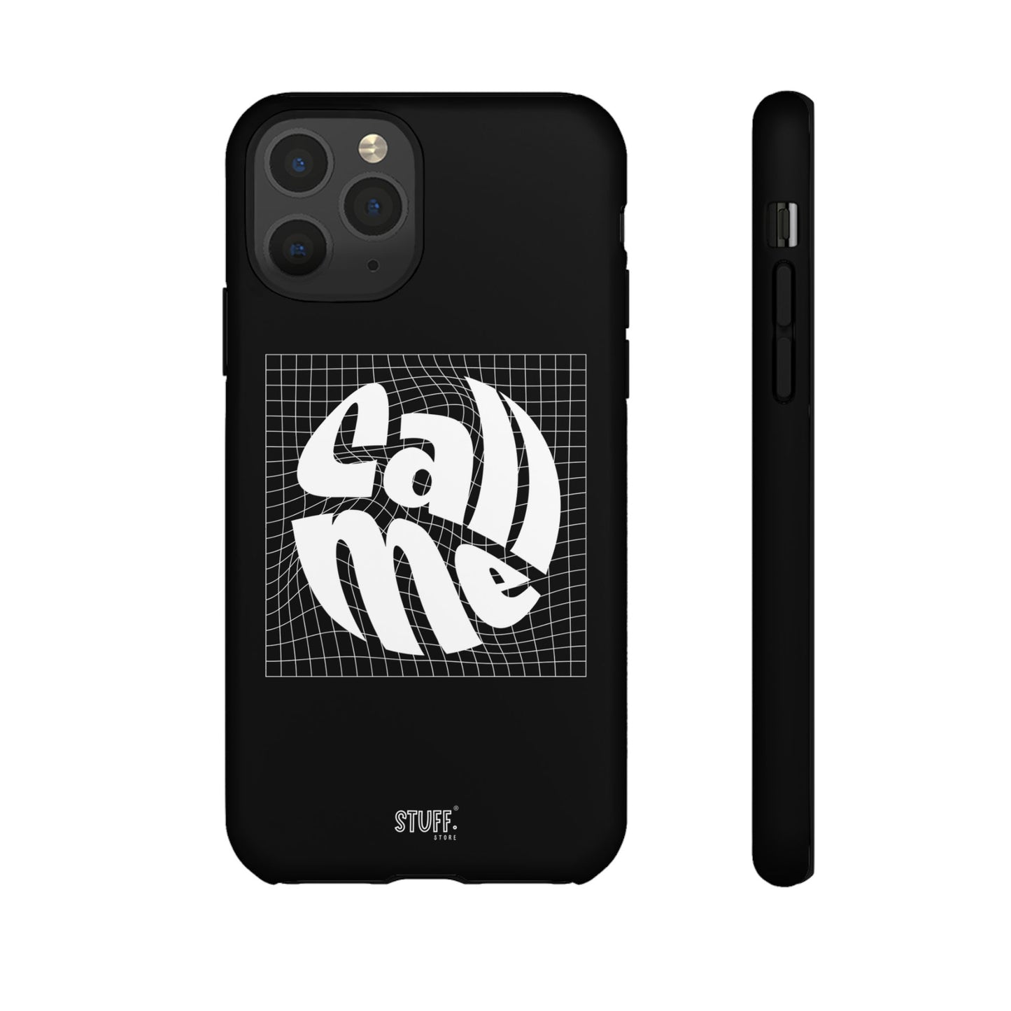Call Me Case | Coque résistante double protection - Noir Effet Mat