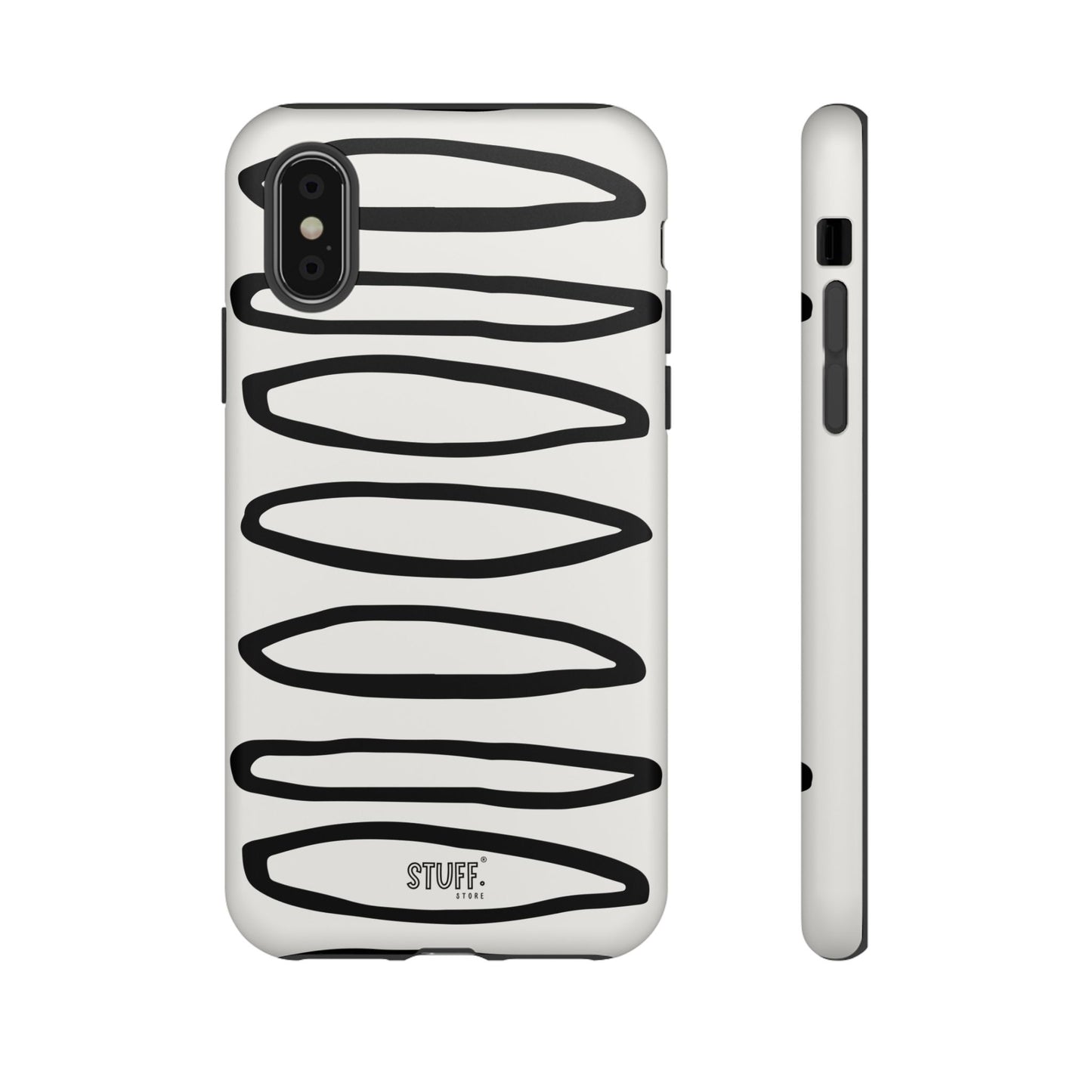 Loopy Case | Coque résistante double protection - Motif cercles abstraits