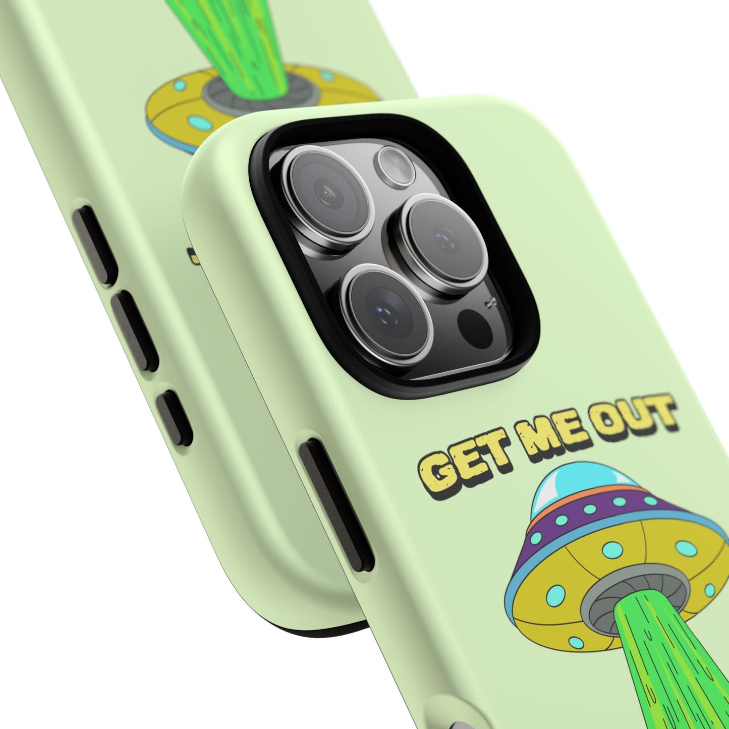 Get Me Out of Here | Coque résistante anti-choc — Vert Menthe