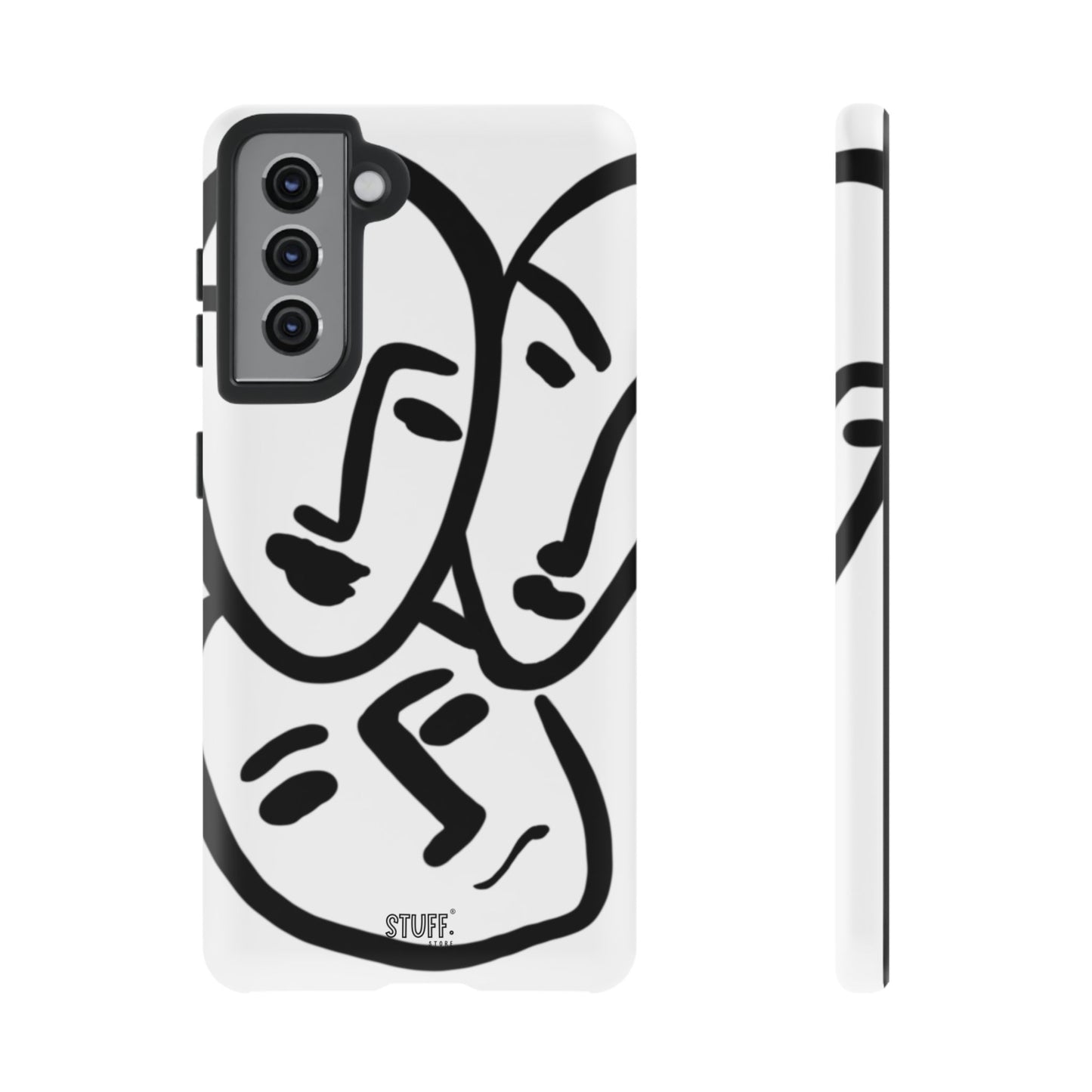 Les Trois Visages | Coque résistante double protection — inspiration Matisse