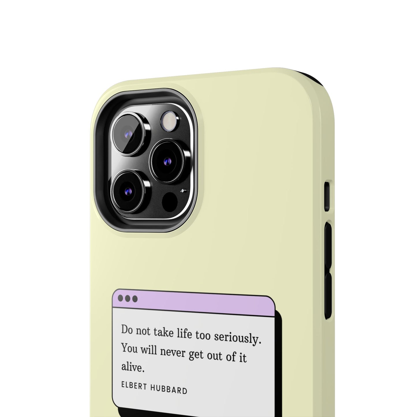 Window Case | Coque résistante à double protection avec citation – Design minimal & message puissant