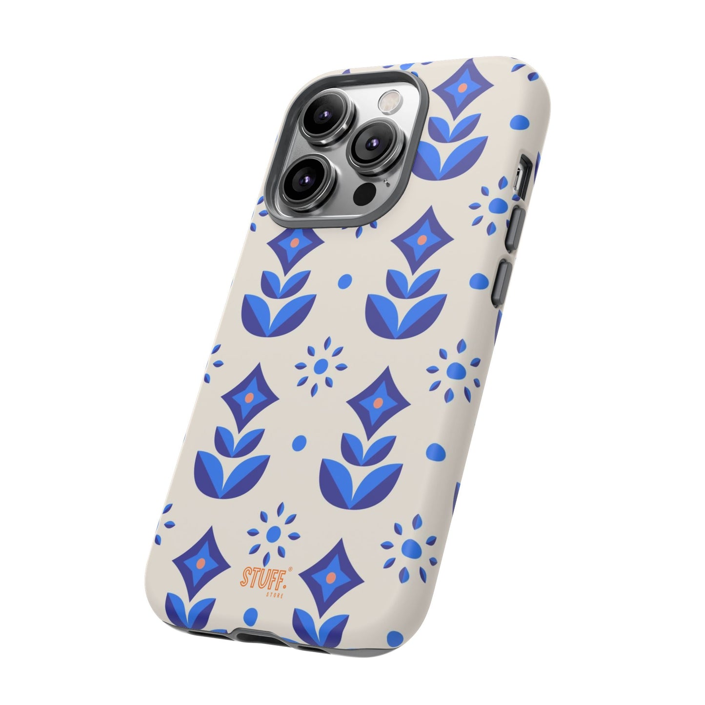 Floral Case | Coque résistante double protection avec Design Fleuri