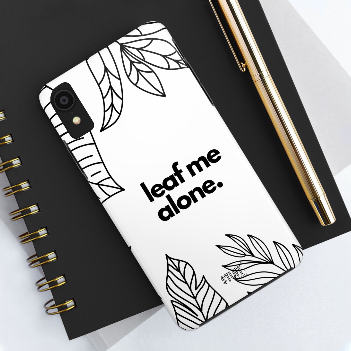 Leaf Me Case | Coque résistante double protection avec design minimaliste
