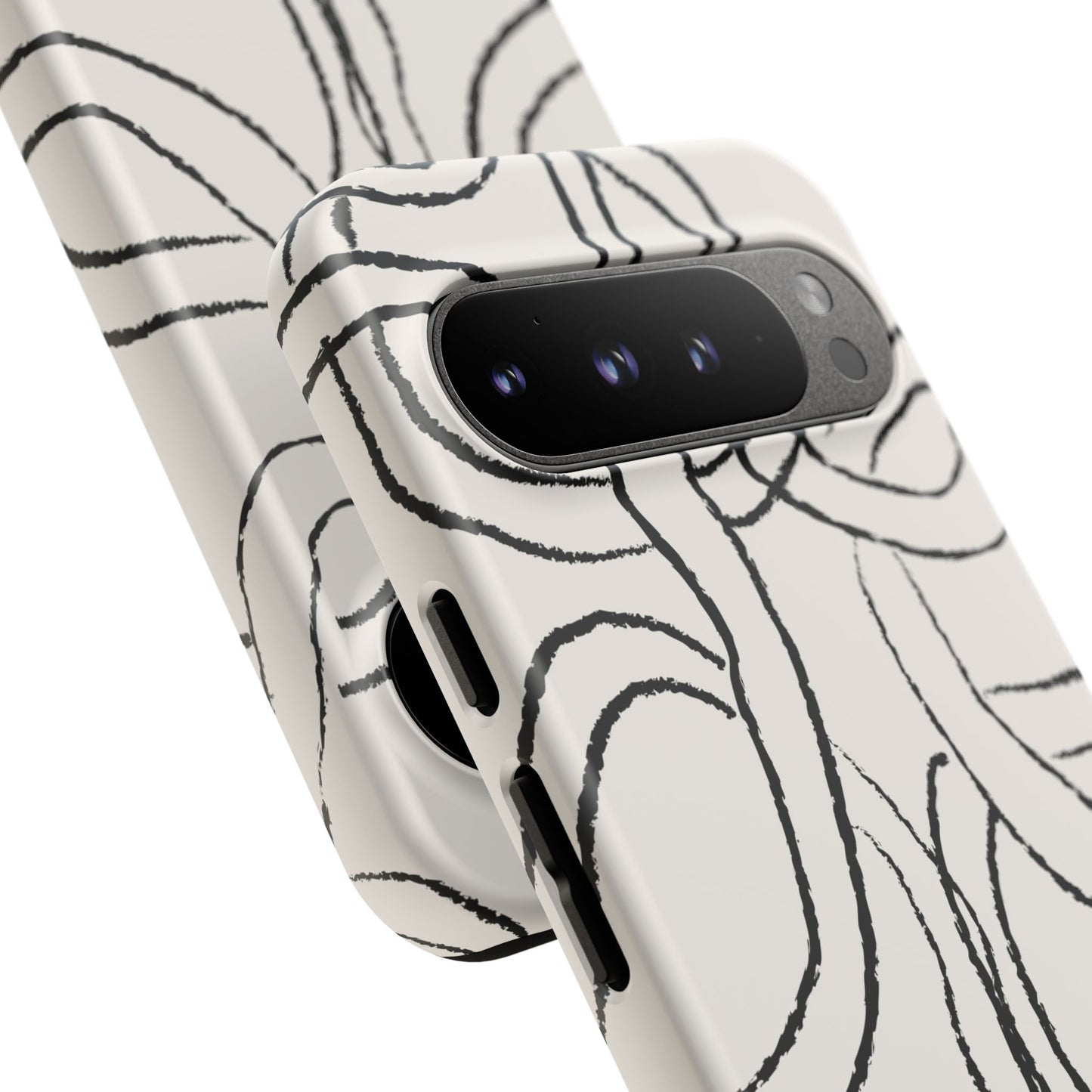 Doodly Case | Coque résistante double protection avec Design Gribouillis Minimaliste